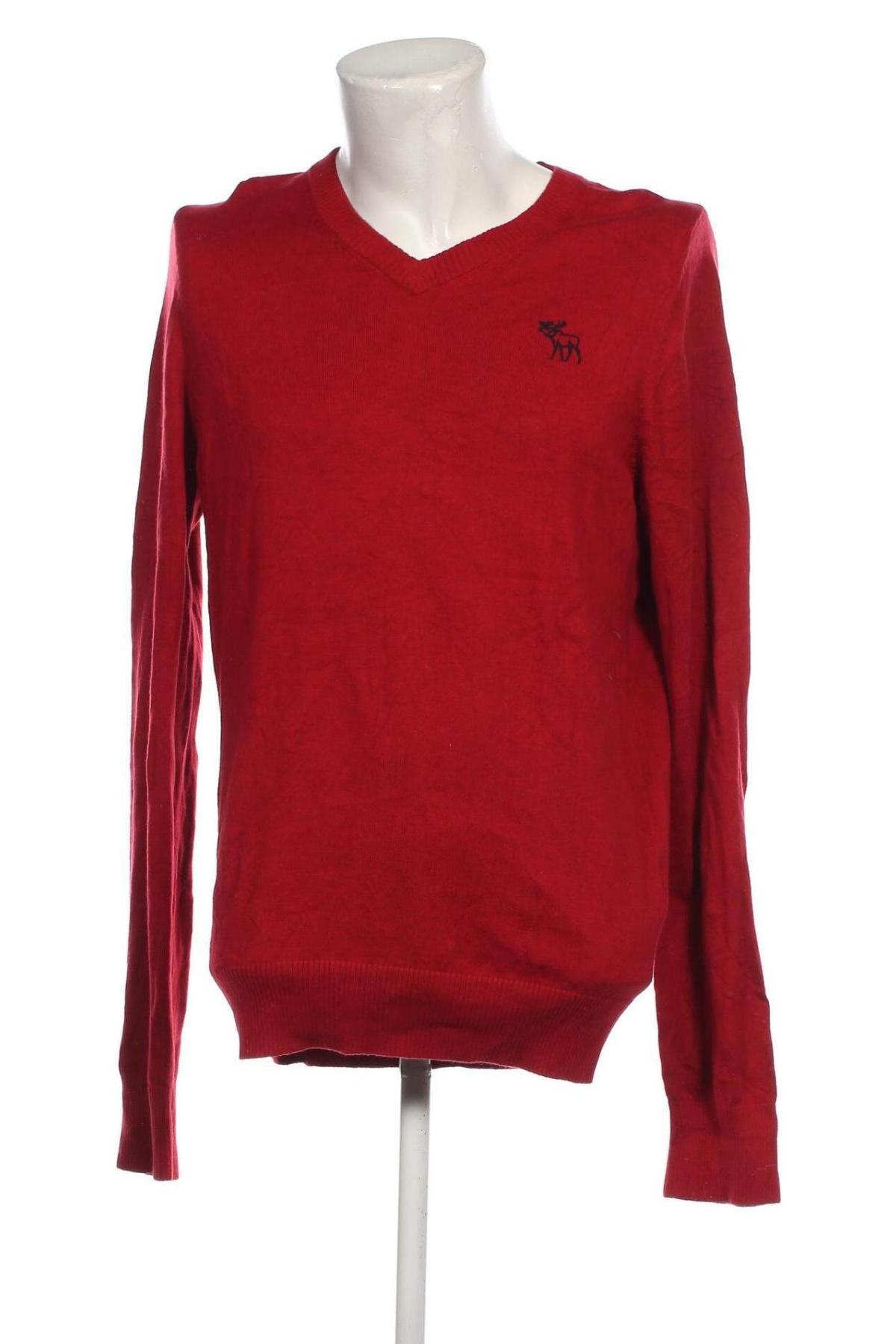 Мъжки пуловер Abercrombie & Fitch, Размер XXL, Цвят Червен, Цена 45,26 лв.