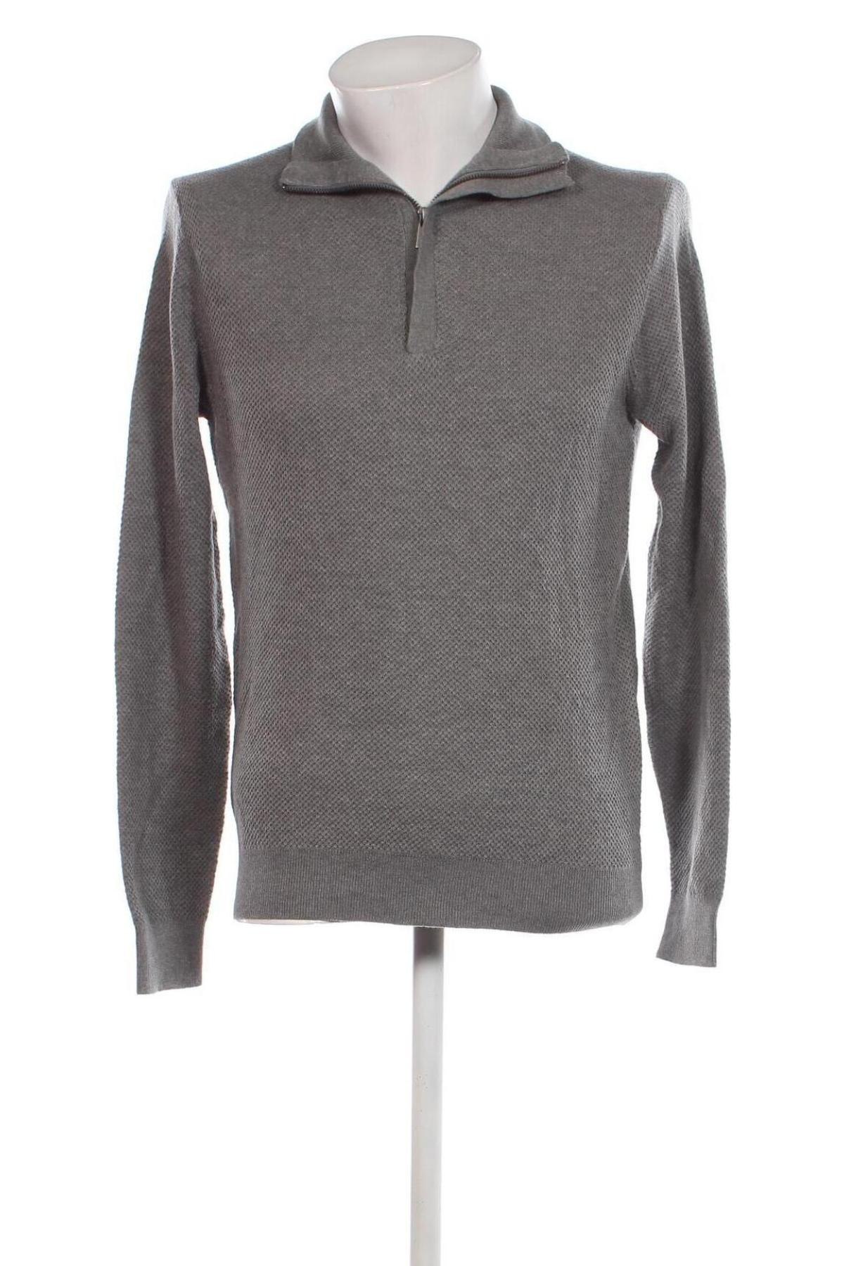 Мъжки пуловер C&A, Размер S, Цвят Сив, Цена 13,92 лв.