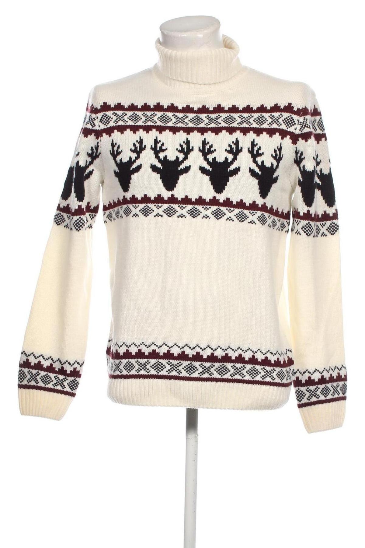 Herrenpullover C&A, Größe M, Farbe Weiß, Preis 8,68 €