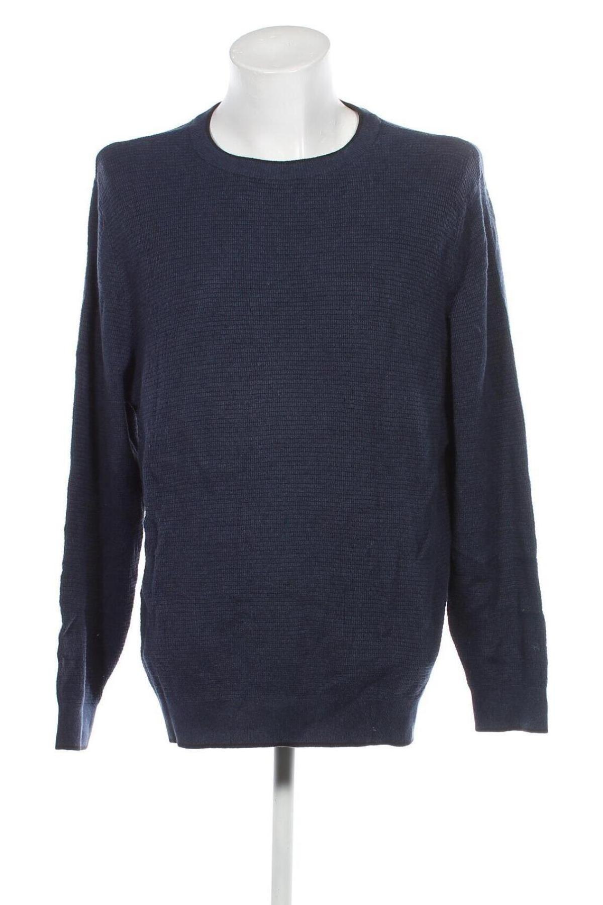 Мъжки пуловер C&A, Размер XXL, Цвят Син, Цена 13,63 лв.