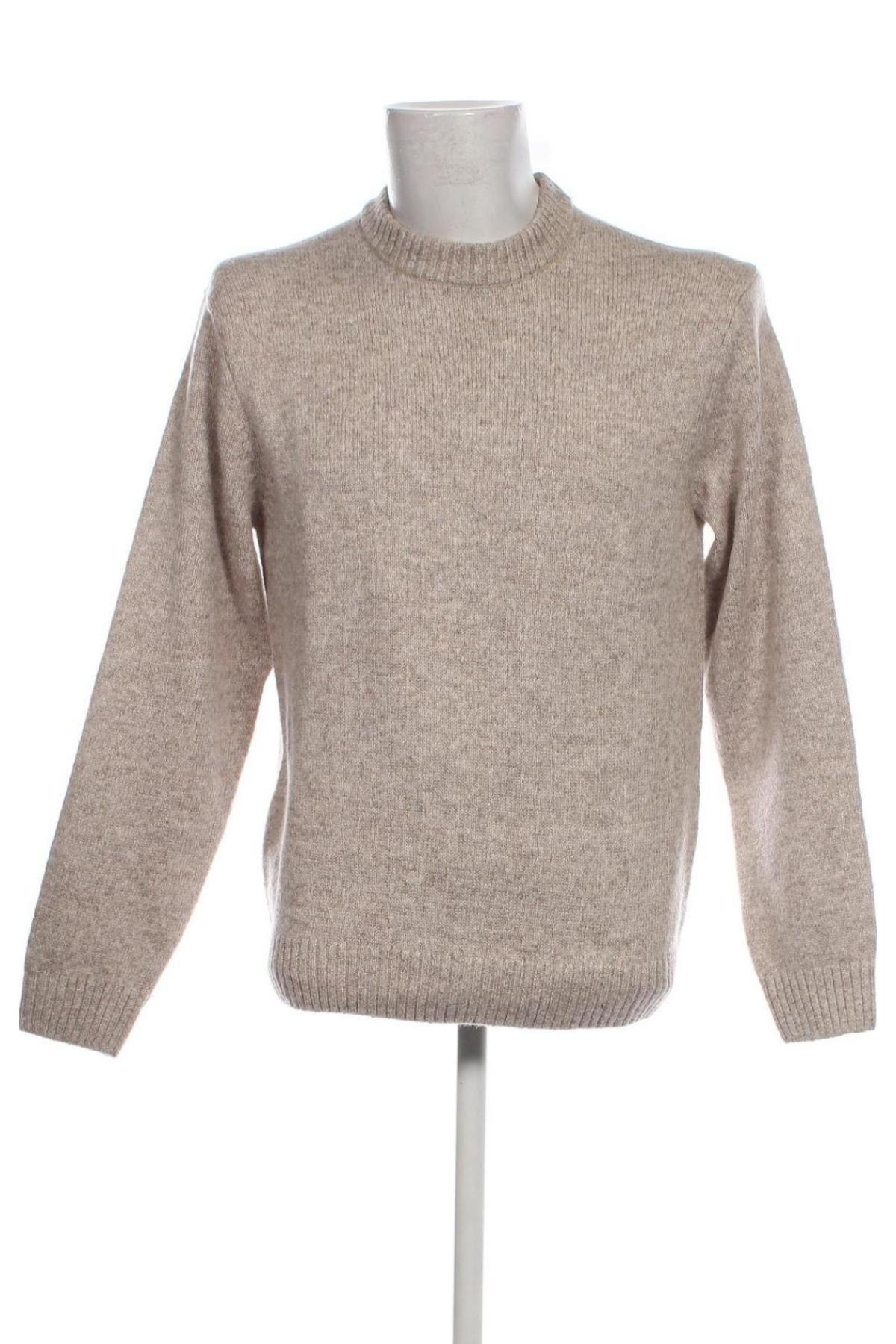 Мъжки пуловер C&A, Размер M, Цвят Бежов, Цена 13,63 лв.