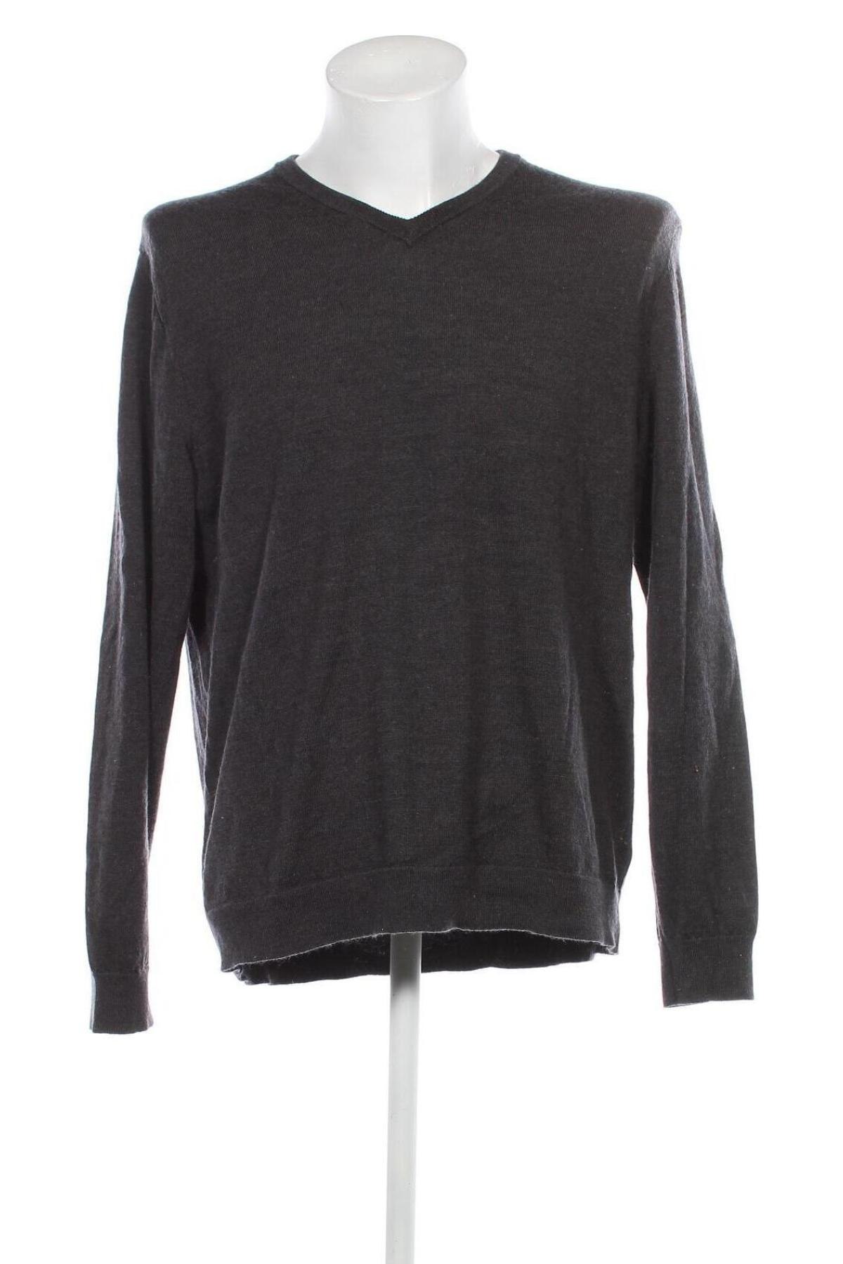 Мъжки пуловер Calvin Klein, Размер XL, Цвят Сив, Цена 51,62 лв.