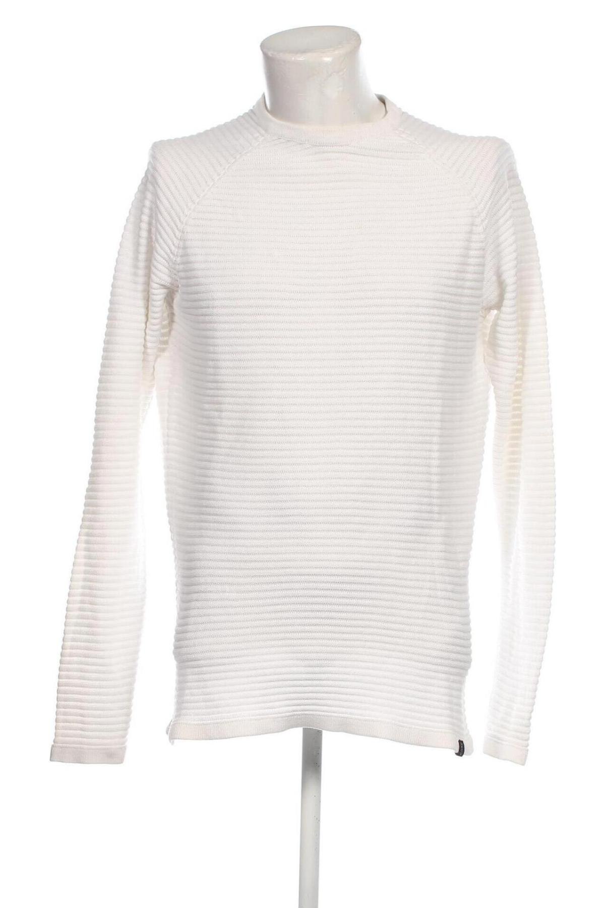 Ανδρικό πουλόβερ Core By Jack & Jones, Μέγεθος M, Χρώμα Λευκό, Τιμή 9,88 €
