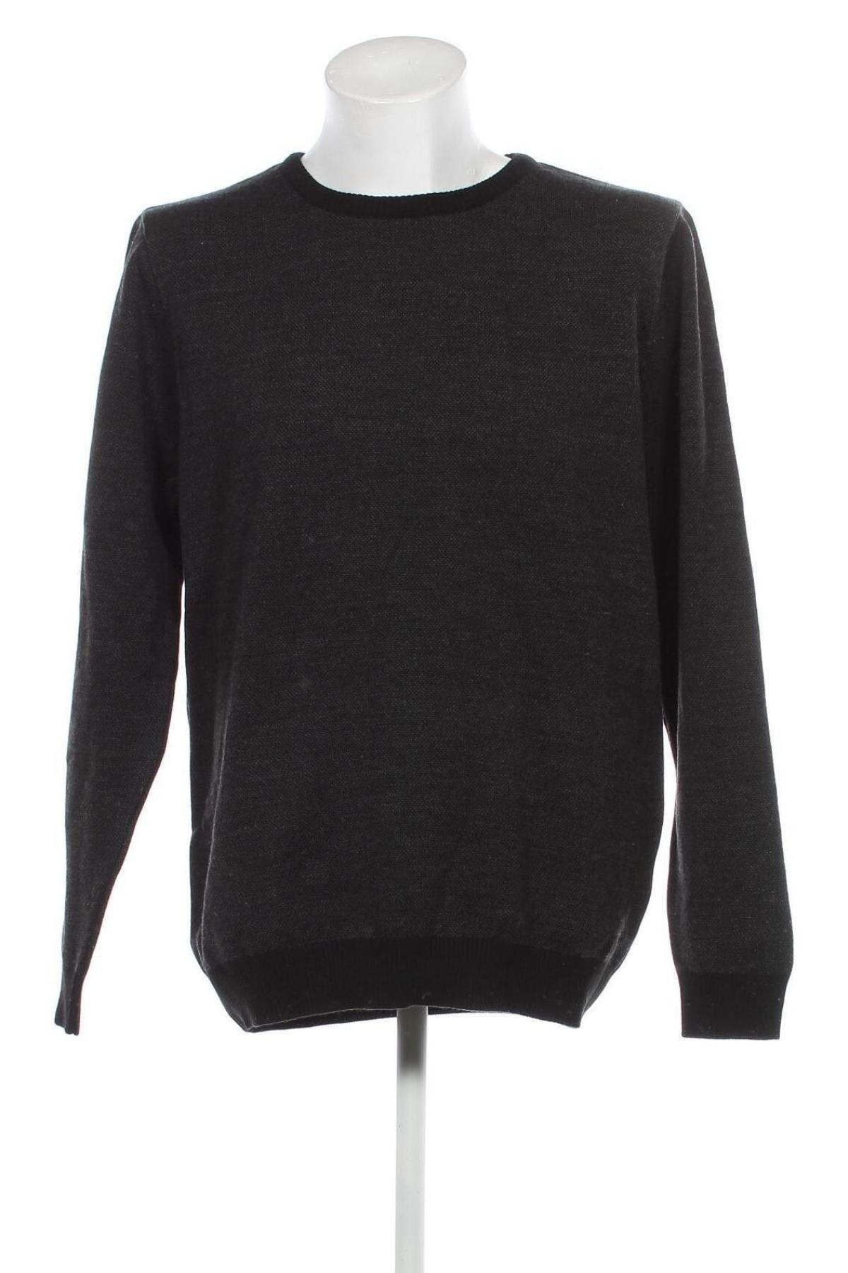 Мъжки пуловер Defacto, Размер 3XL, Цвят Сив, Цена 18,27 лв.