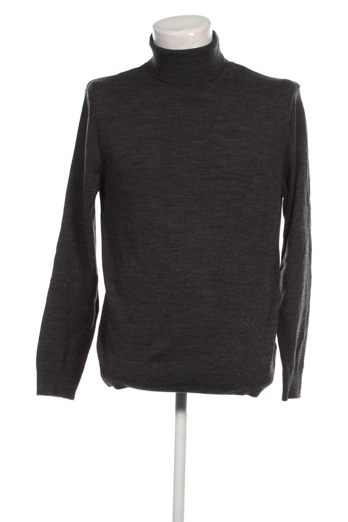 Мъжки пуловер Defacto, Размер XL, Цвят Сив, Цена 9,57 лв.
