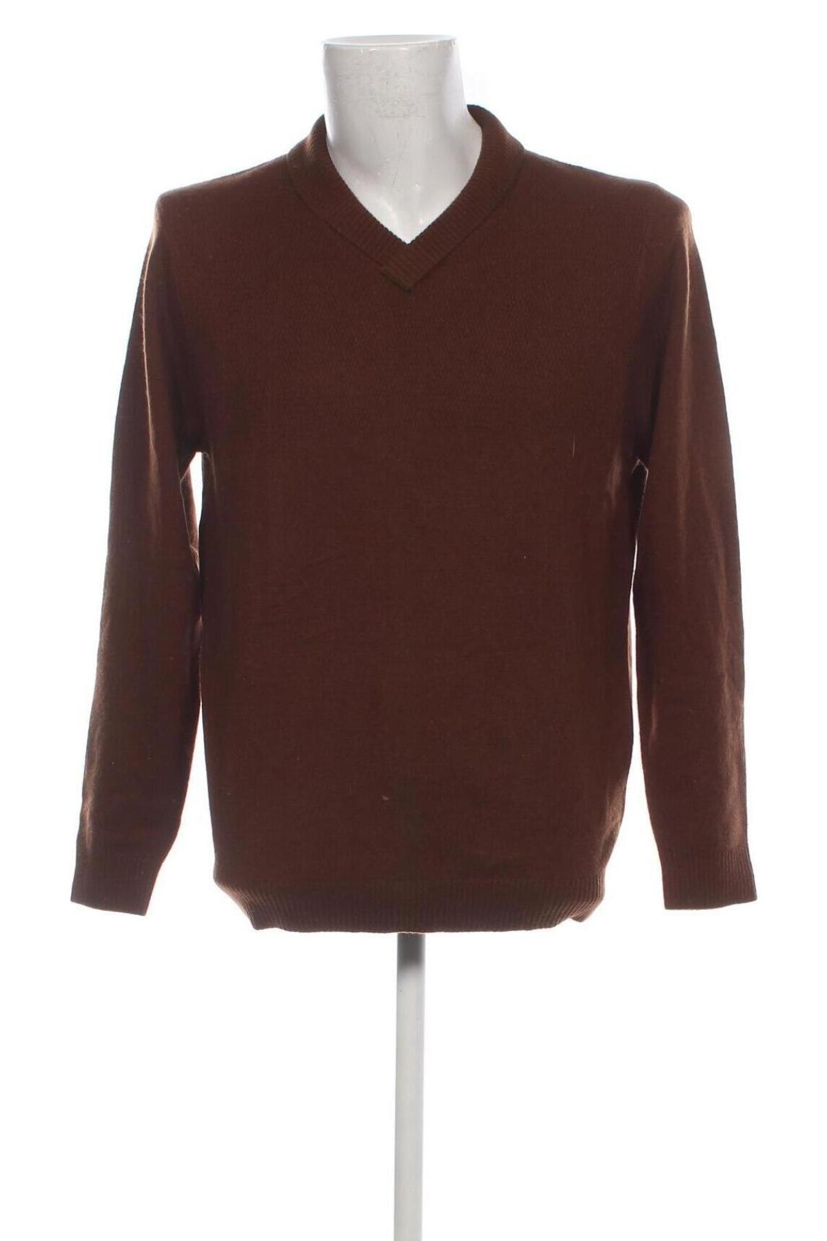 Ανδρικό πουλόβερ Devred 1902, Μέγεθος XL, Χρώμα Καφέ, Τιμή 10,43 €