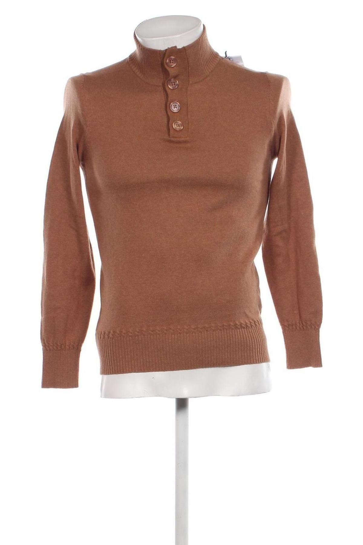 Мъжки пуловер Devred 1902, Размер S, Цвят Кафяв, Цена 17,02 лв.
