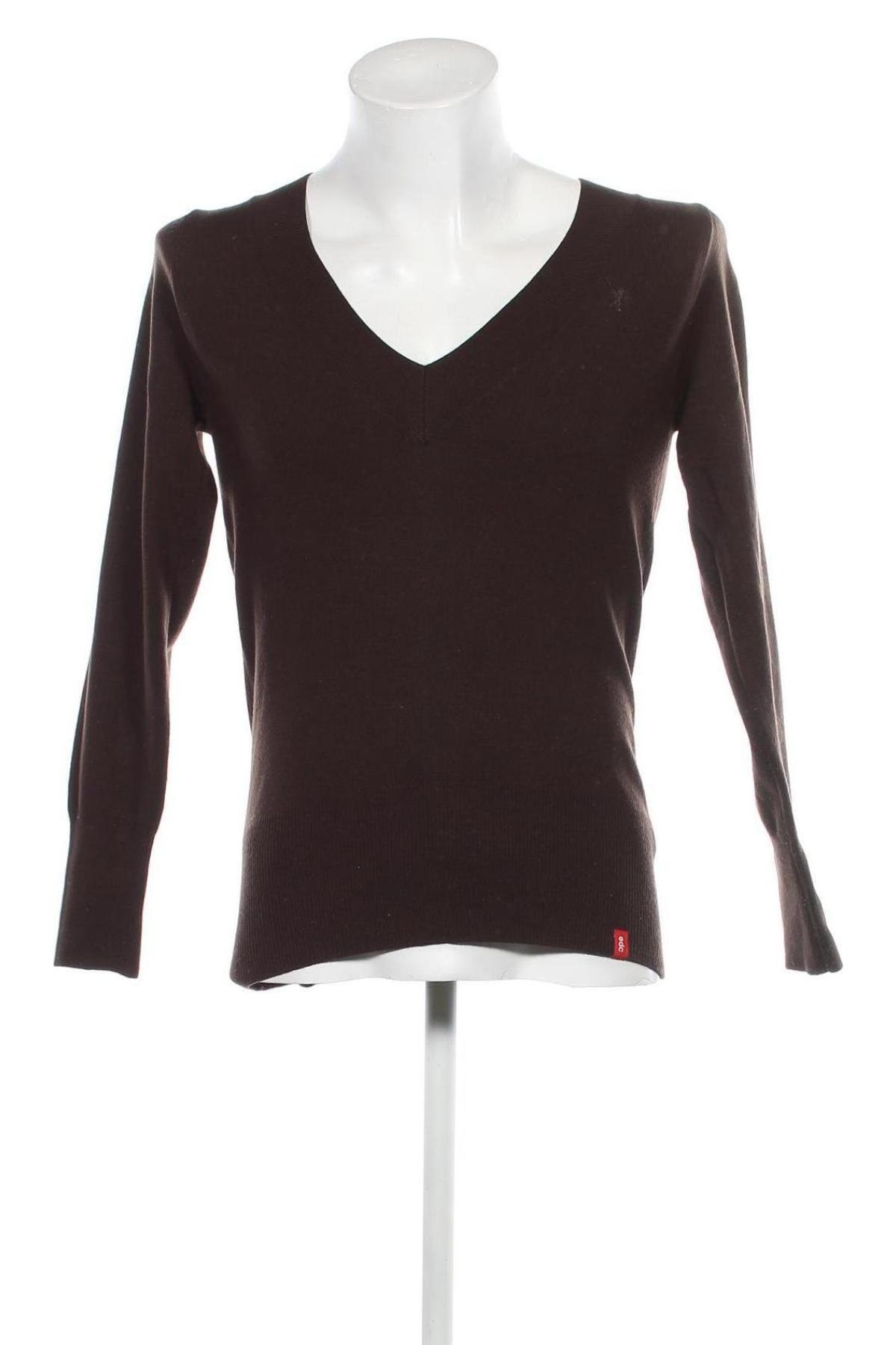 Мъжки пуловер Edc By Esprit, Размер S, Цвят Кафяв, Цена 11,90 лв.