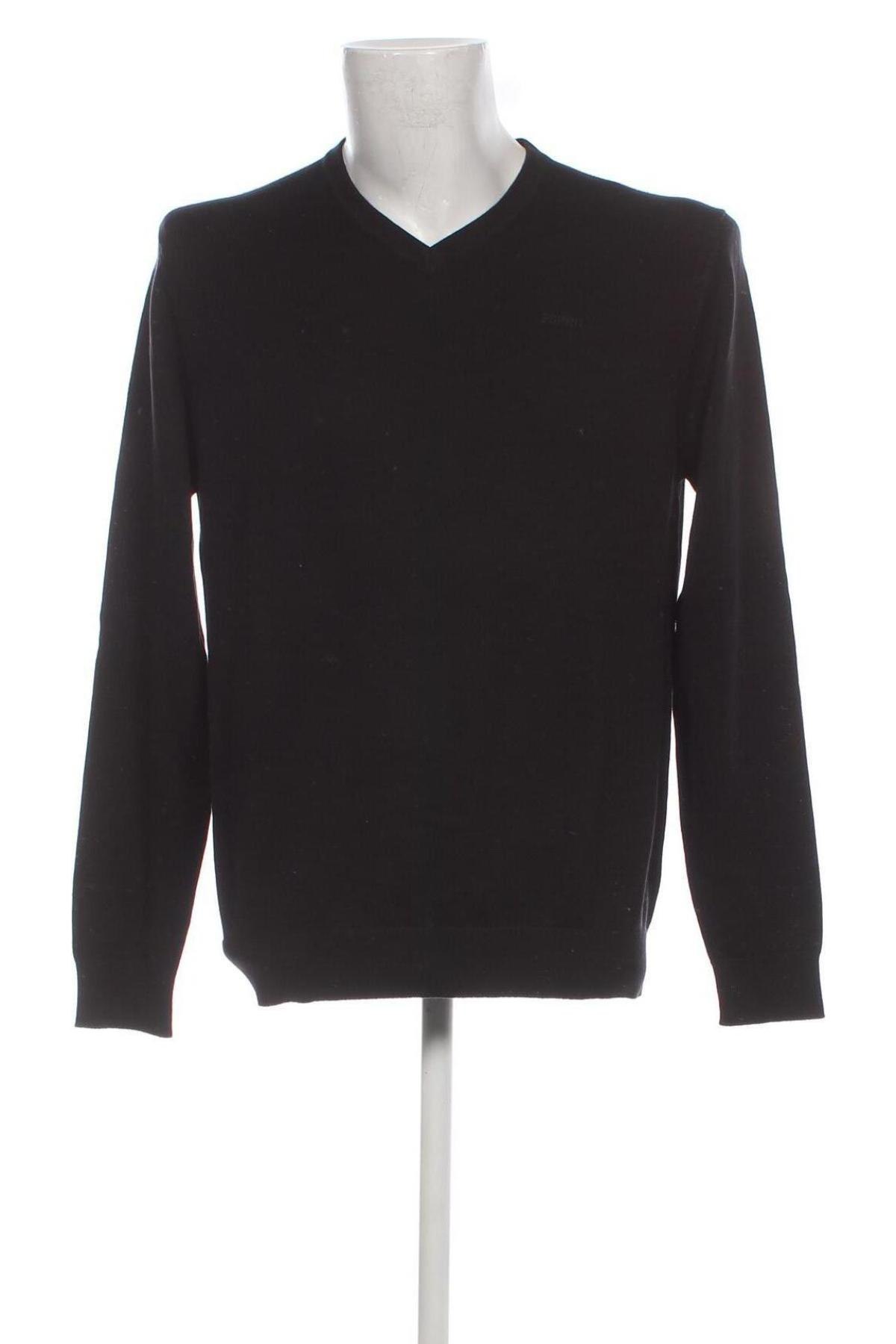 Ανδρικό πουλόβερ Esprit, Μέγεθος L, Χρώμα Μαύρο, Τιμή 15,88 €