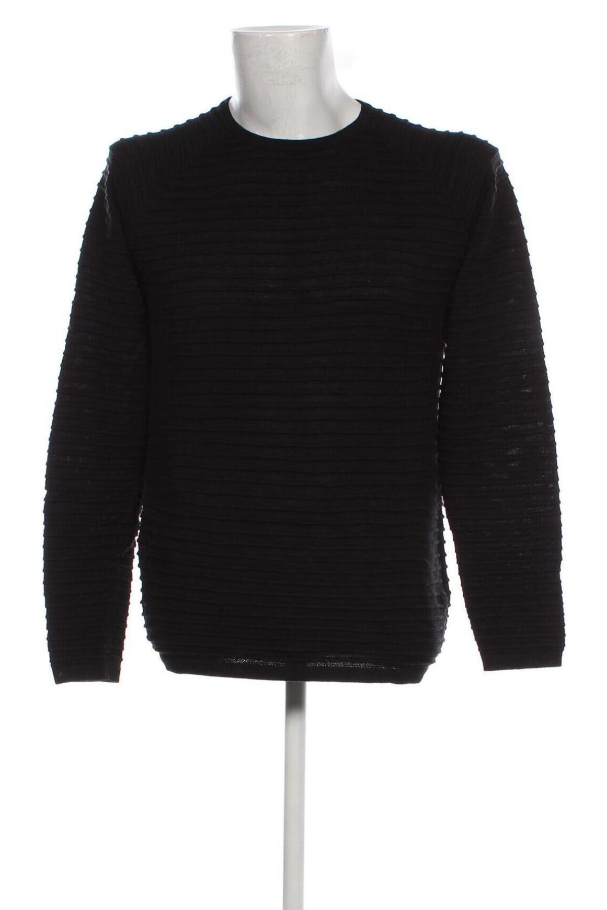 Мъжки пуловер FSBN, Размер L, Цвят Черен, Цена 15,37 лв.