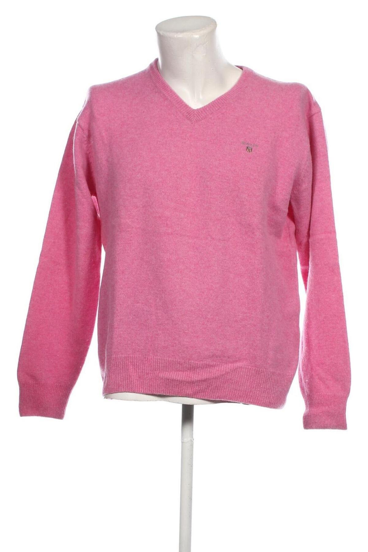 Pánsky sveter  Gant, Veľkosť XL, Farba Ružová, Cena  37,01 €
