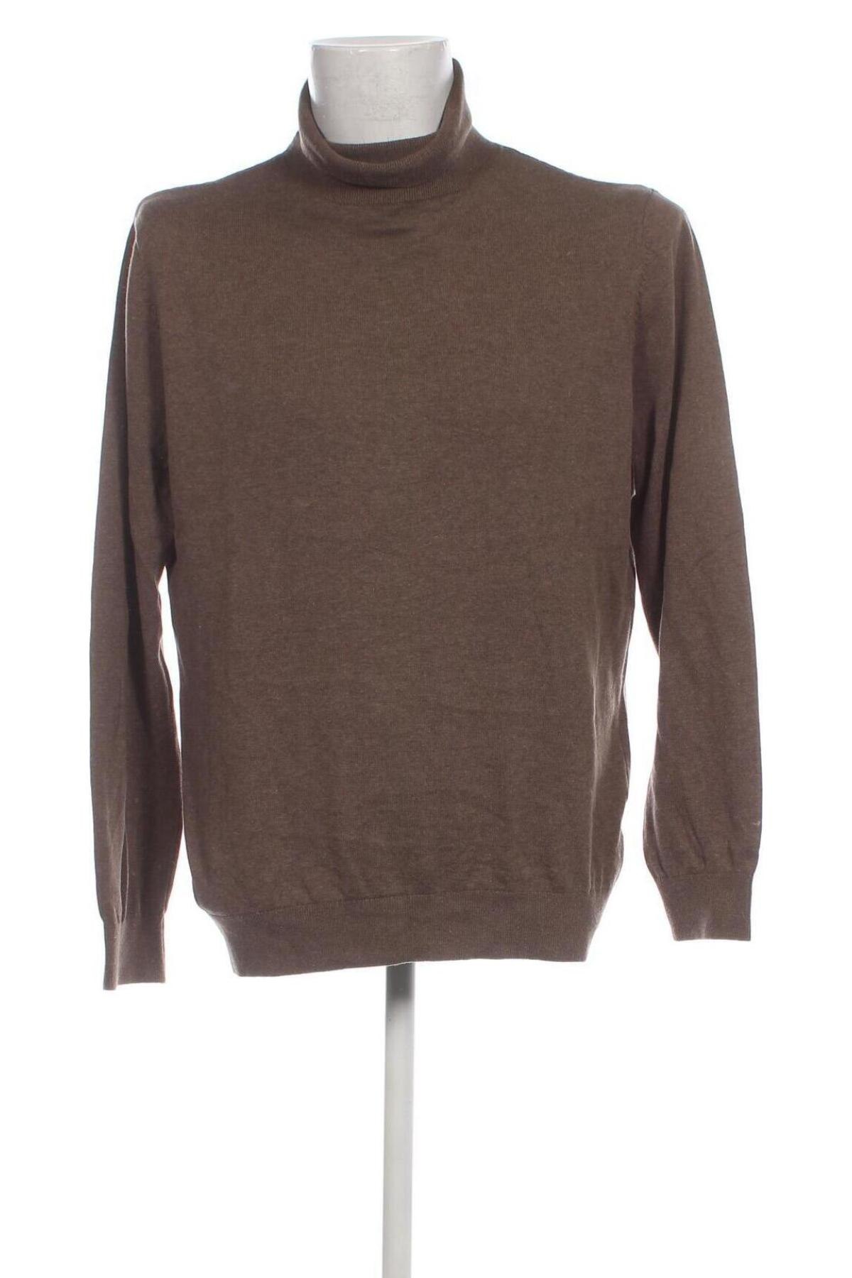 Мъжки пуловер H&M, Размер L, Цвят Бежов, Цена 15,37 лв.