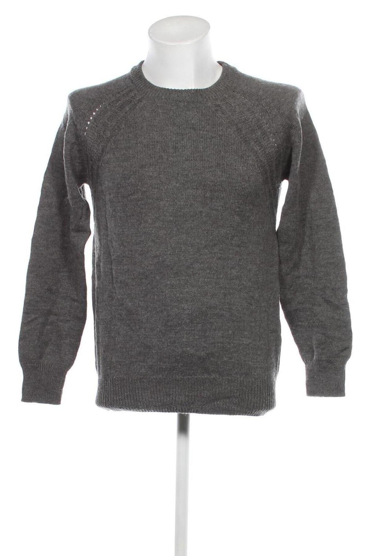 Мъжки пуловер H&M, Размер L, Цвят Сив, Цена 13,63 лв.