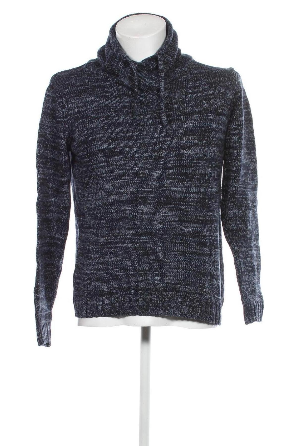 Мъжки пуловер H&M Divided, Размер M, Цвят Син, Цена 13,63 лв.