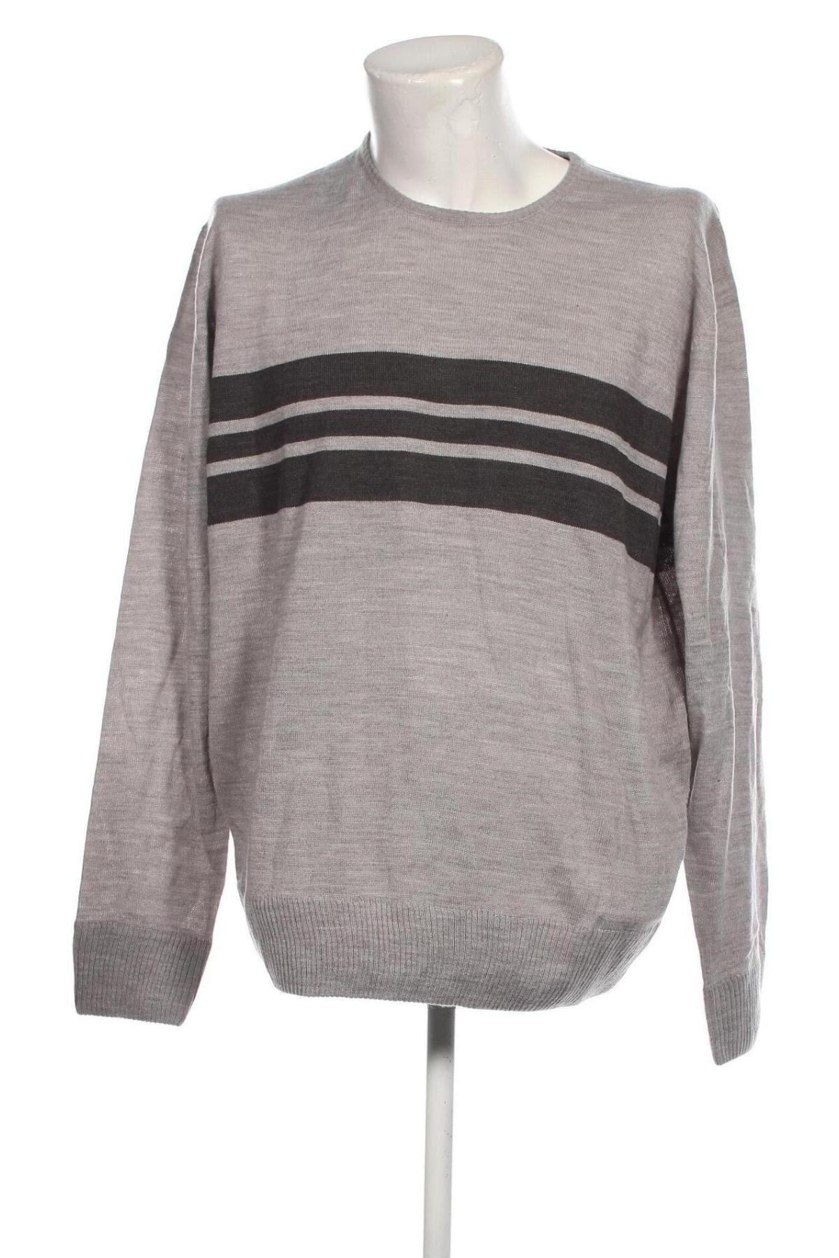 Ανδρικό πουλόβερ Identic, Μέγεθος XXL, Χρώμα Γκρί, Τιμή 8,43 €