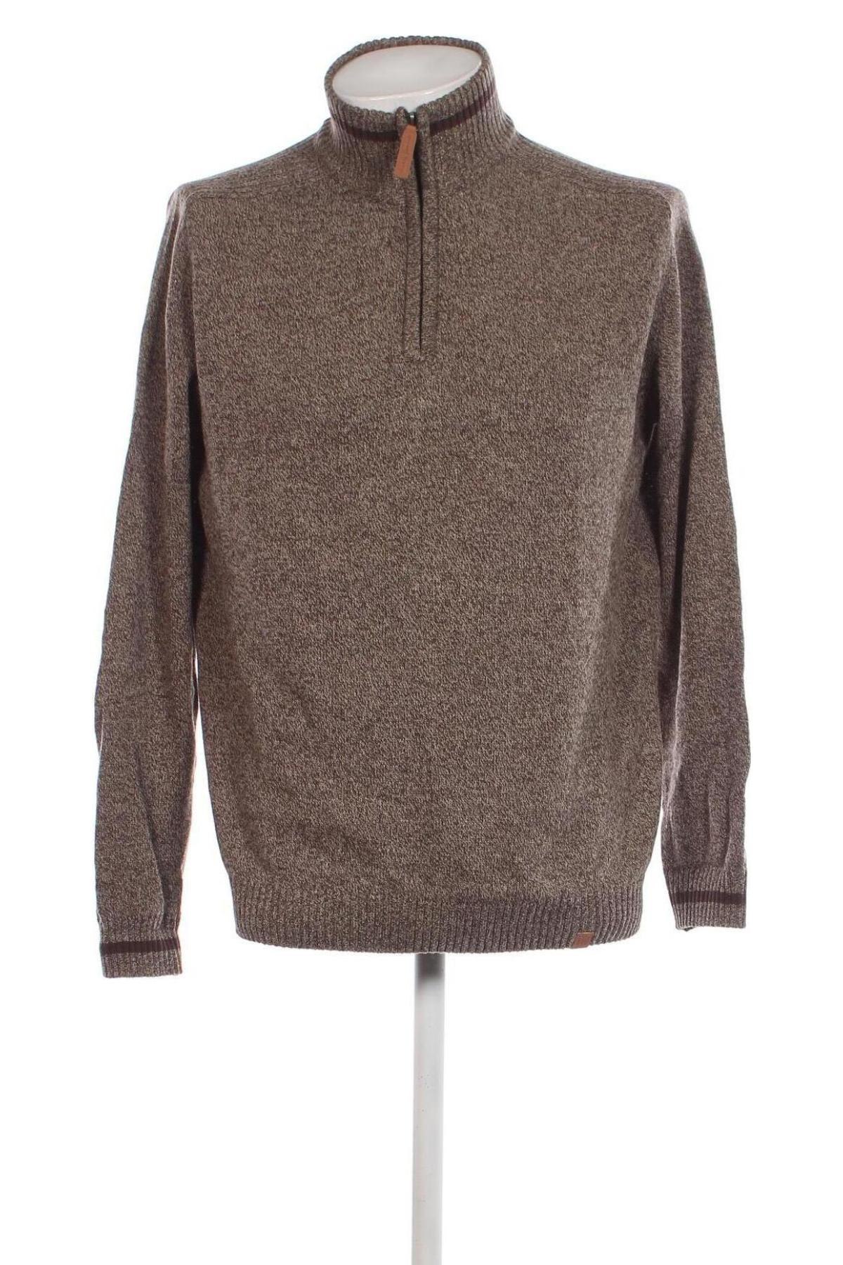 Pánsky sveter  Identic, Veľkosť L, Farba Hnedá, Cena  7,07 €