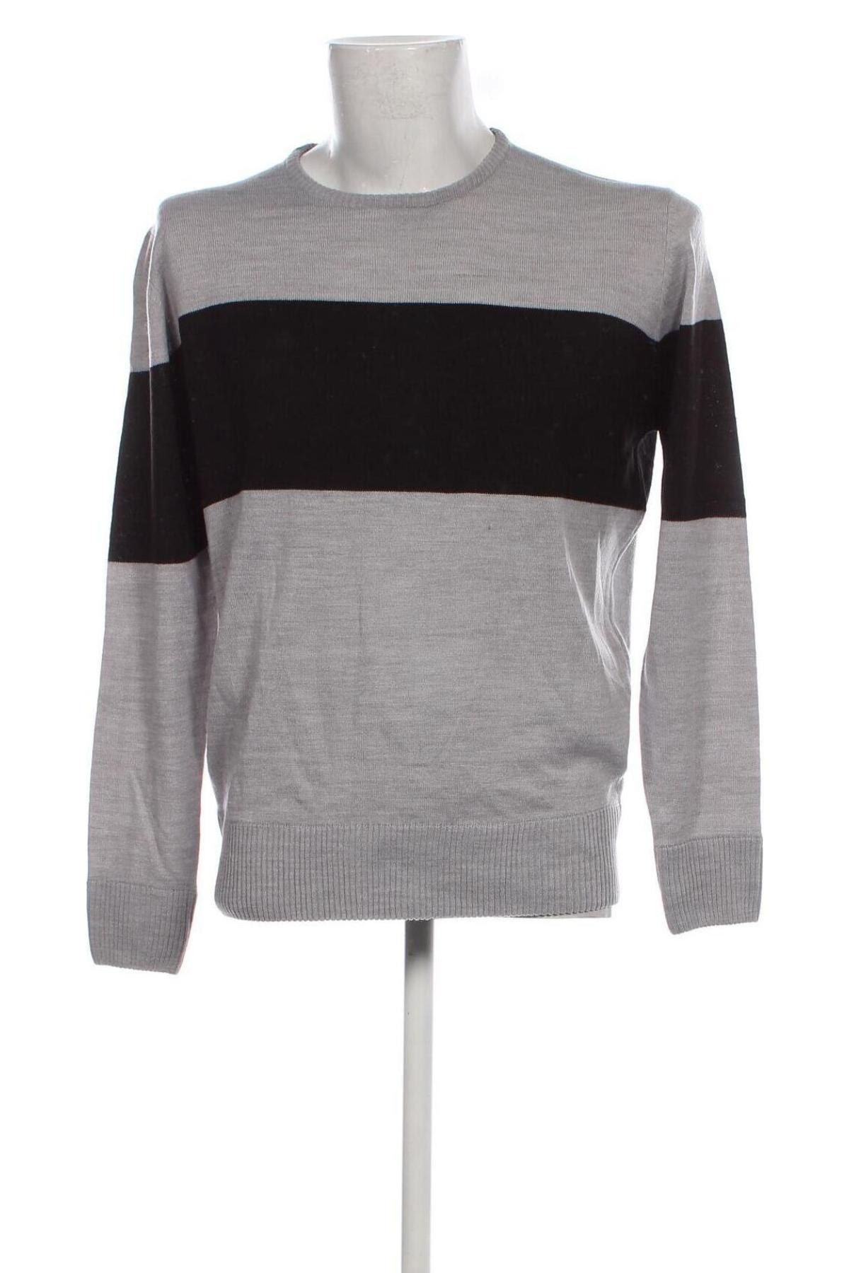 Herrenpullover Identic, Größe L, Farbe Grau, Preis 8,07 €