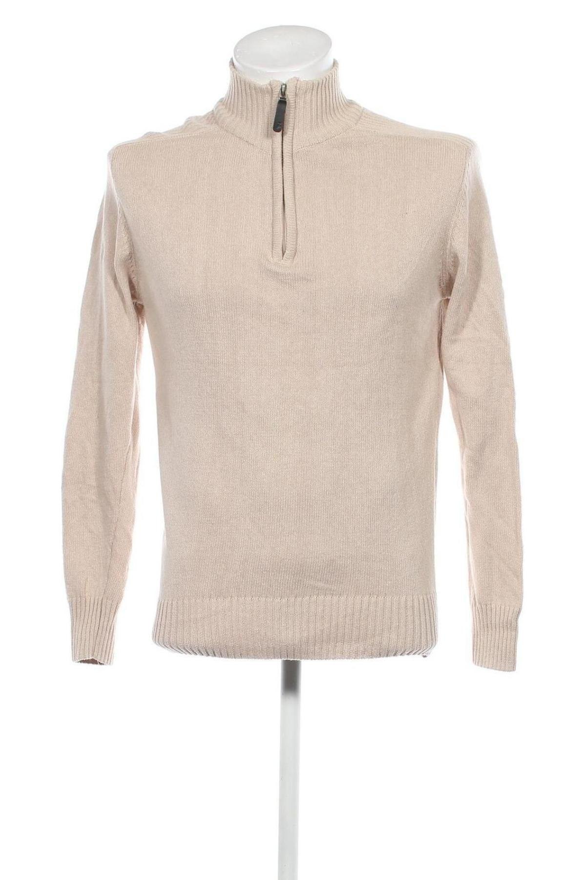 Herrenpullover Identic, Größe M, Farbe Beige, Preis € 8,07