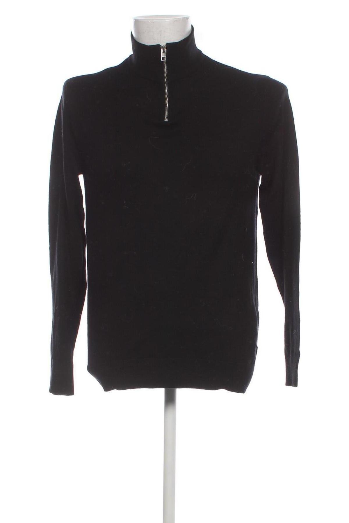 Мъжки пуловер Jack & Jones, Размер M, Цвят Черен, Цена 33,11 лв.