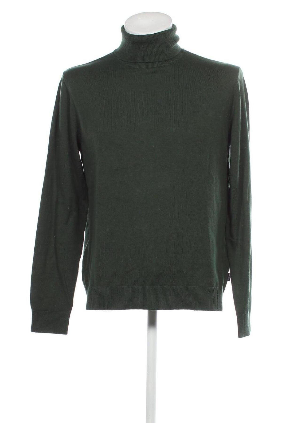 Ανδρικό πουλόβερ Jack & Jones, Μέγεθος L, Χρώμα Πράσινο, Τιμή 17,07 €