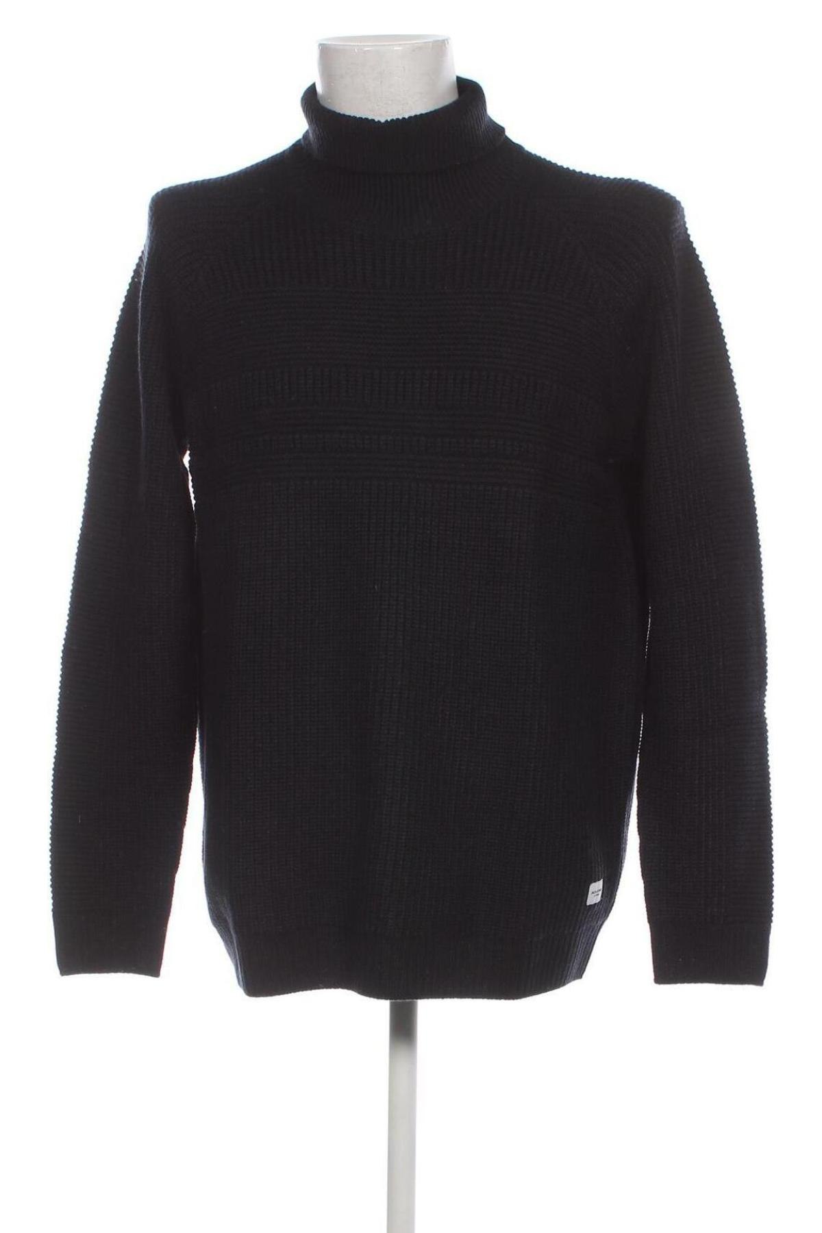Мъжки пуловер Jack & Jones, Размер XXL, Цвят Черен, Цена 36,96 лв.