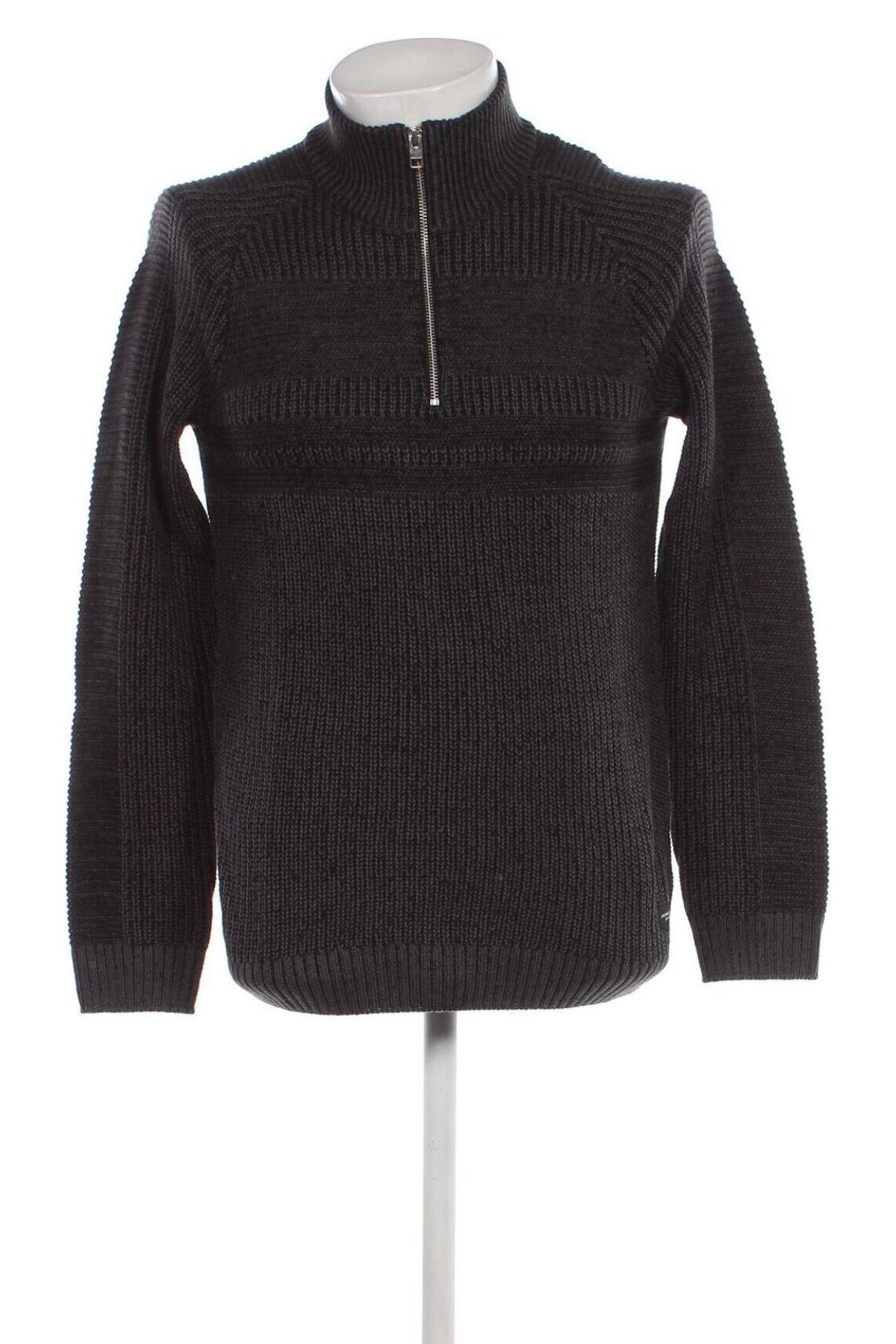 Ανδρικό πουλόβερ Jack & Jones, Μέγεθος S, Χρώμα Γκρί, Τιμή 15,88 €