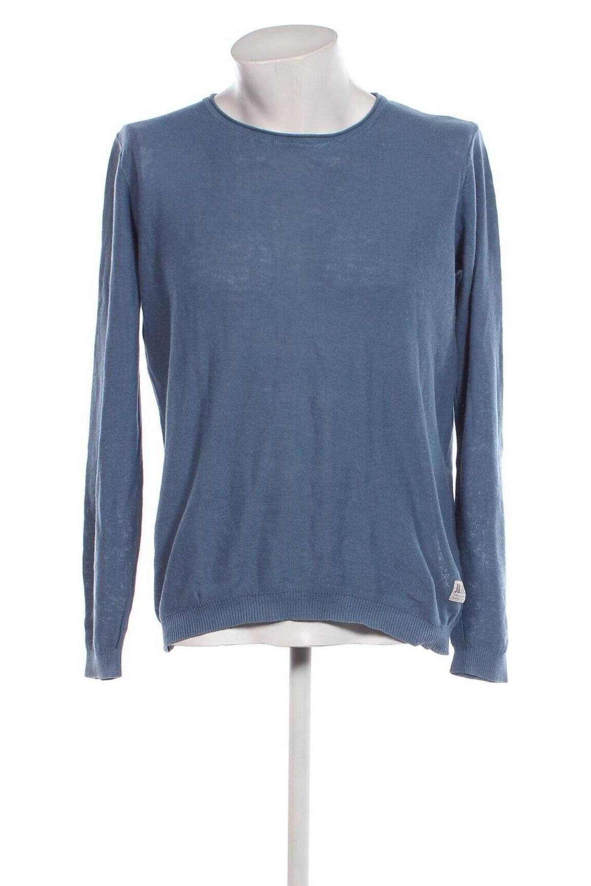 Ανδρικό πουλόβερ Jack & Jones, Μέγεθος L, Χρώμα Μπλέ, Τιμή 9,88 €