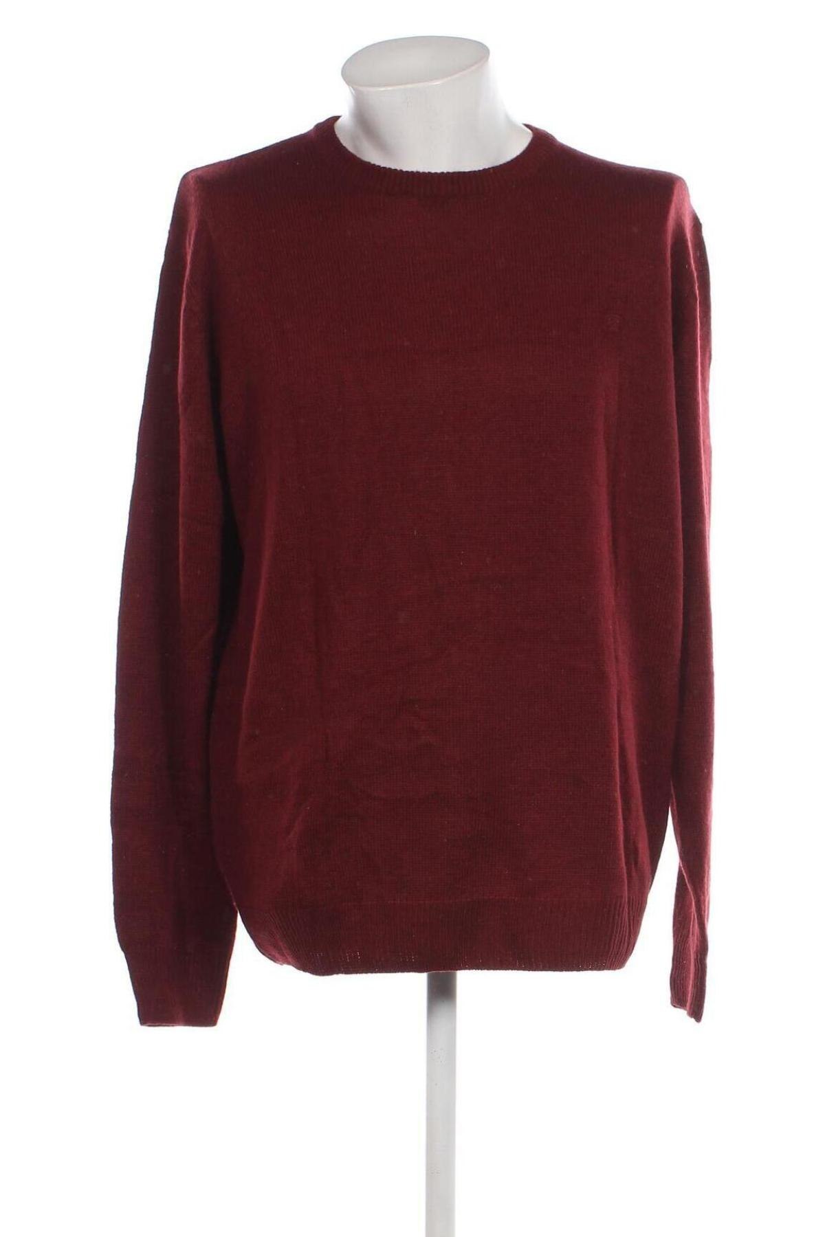 Мъжки пуловер James Pringle, Размер XXL, Цвят Червен, Цена 13,63 лв.