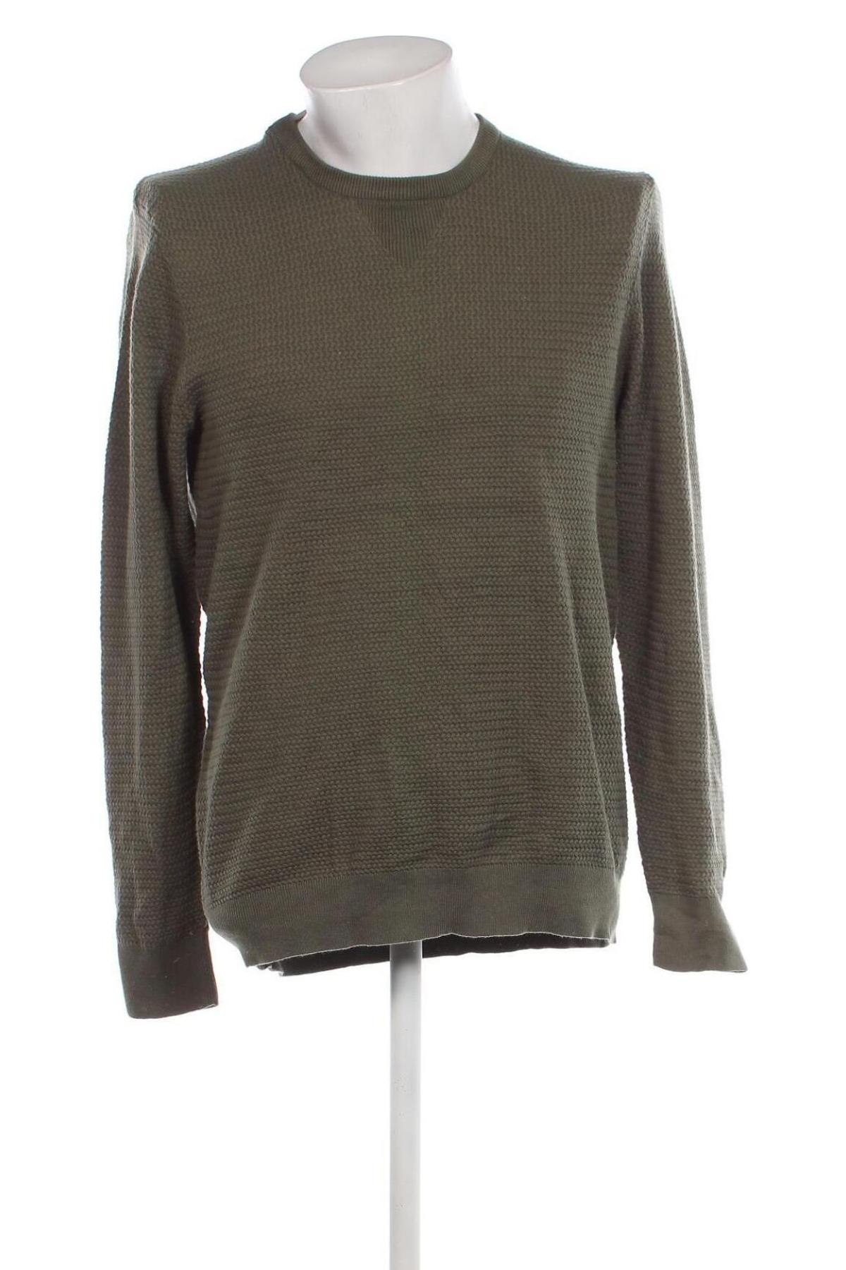 Мъжки пуловер Jeanswest, Размер L, Цвят Зелен, Цена 30,80 лв.
