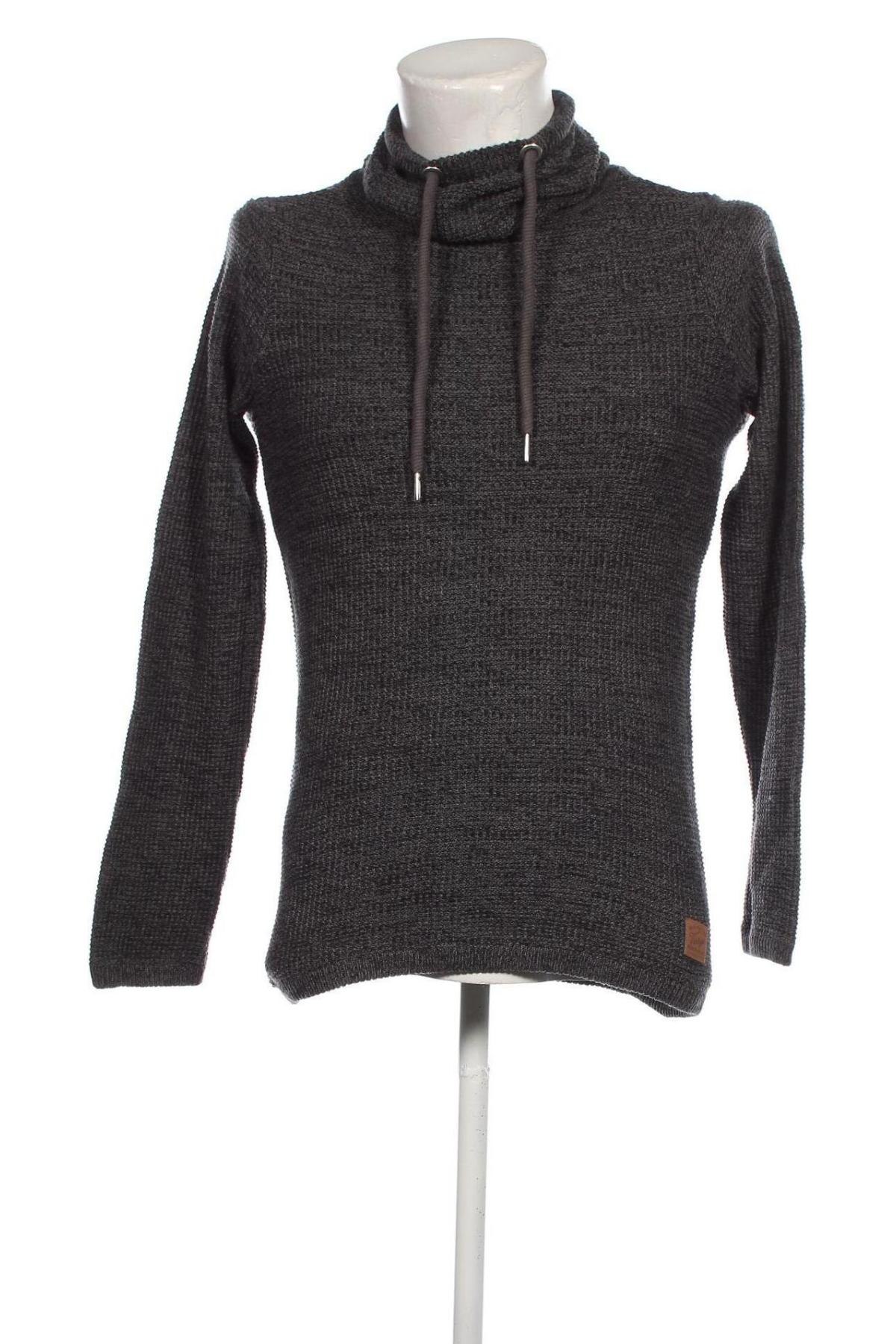 Мъжки пуловер John Devin, Размер S, Цвят Сив, Цена 13,05 лв.
