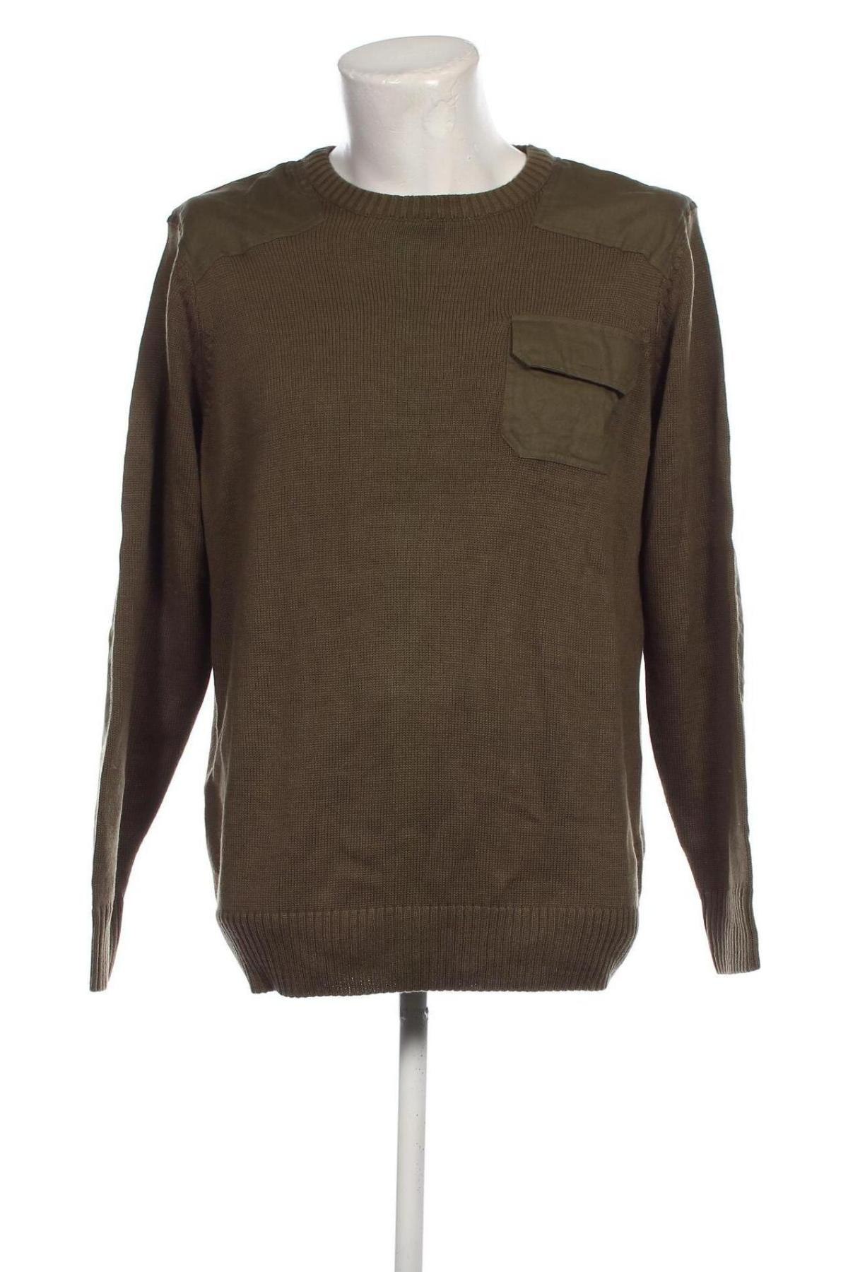 Ανδρικό πουλόβερ Livergy, Μέγεθος L, Χρώμα Πράσινο, Τιμή 9,51 €
