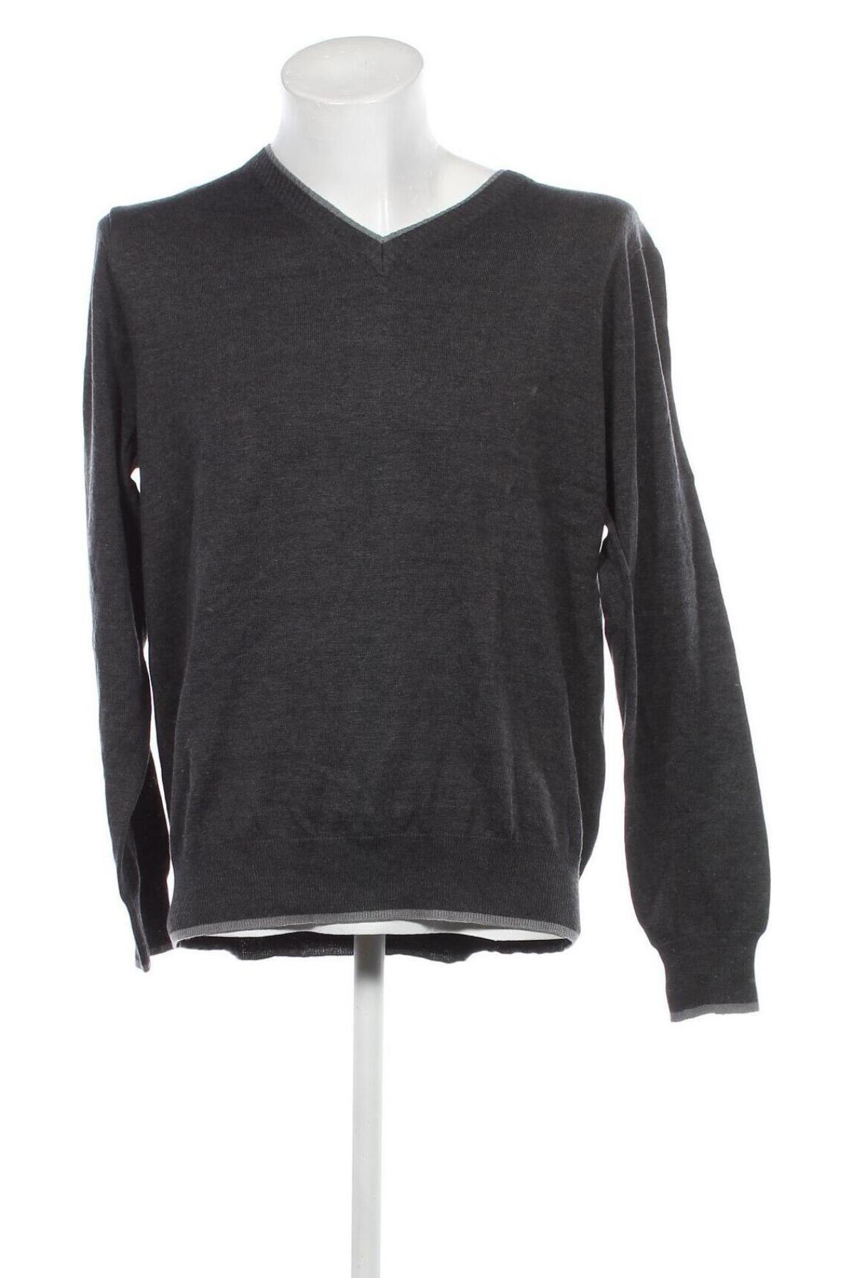 Мъжки пуловер Luciano, Размер XL, Цвят Сив, Цена 18,02 лв.