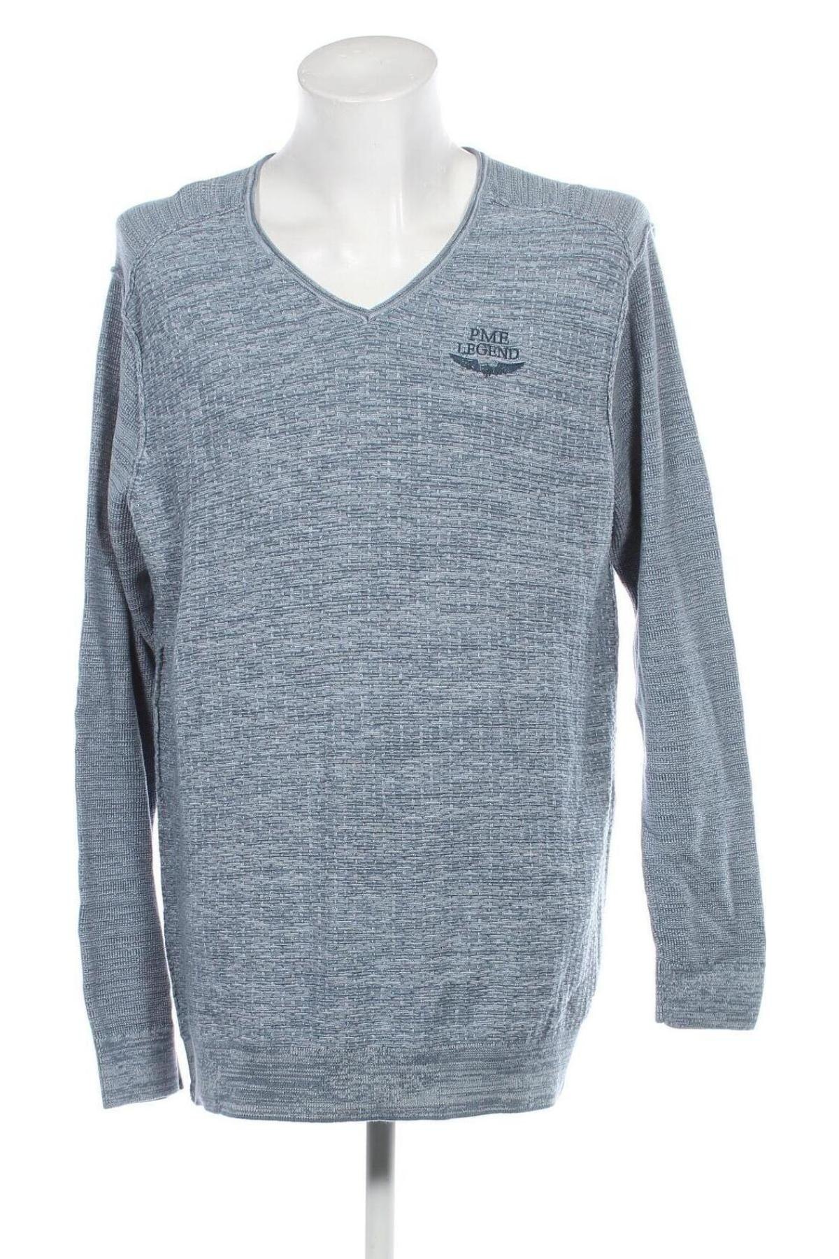 Ανδρικό πουλόβερ Pme Legend, Μέγεθος 3XL, Χρώμα Μπλέ, Τιμή 24,93 €