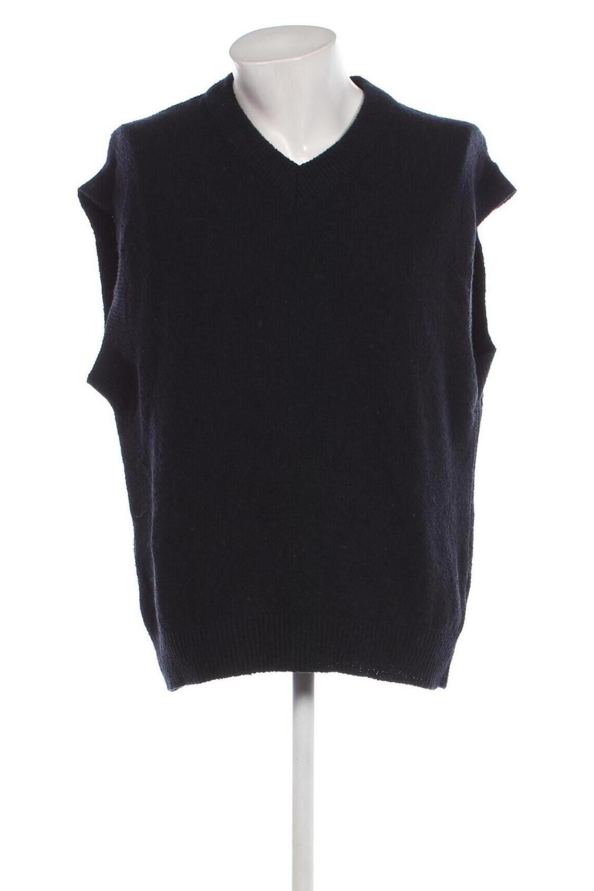 Ανδρικό πουλόβερ Pull&Bear, Μέγεθος L, Χρώμα Μπλέ, Τιμή 6,88 €