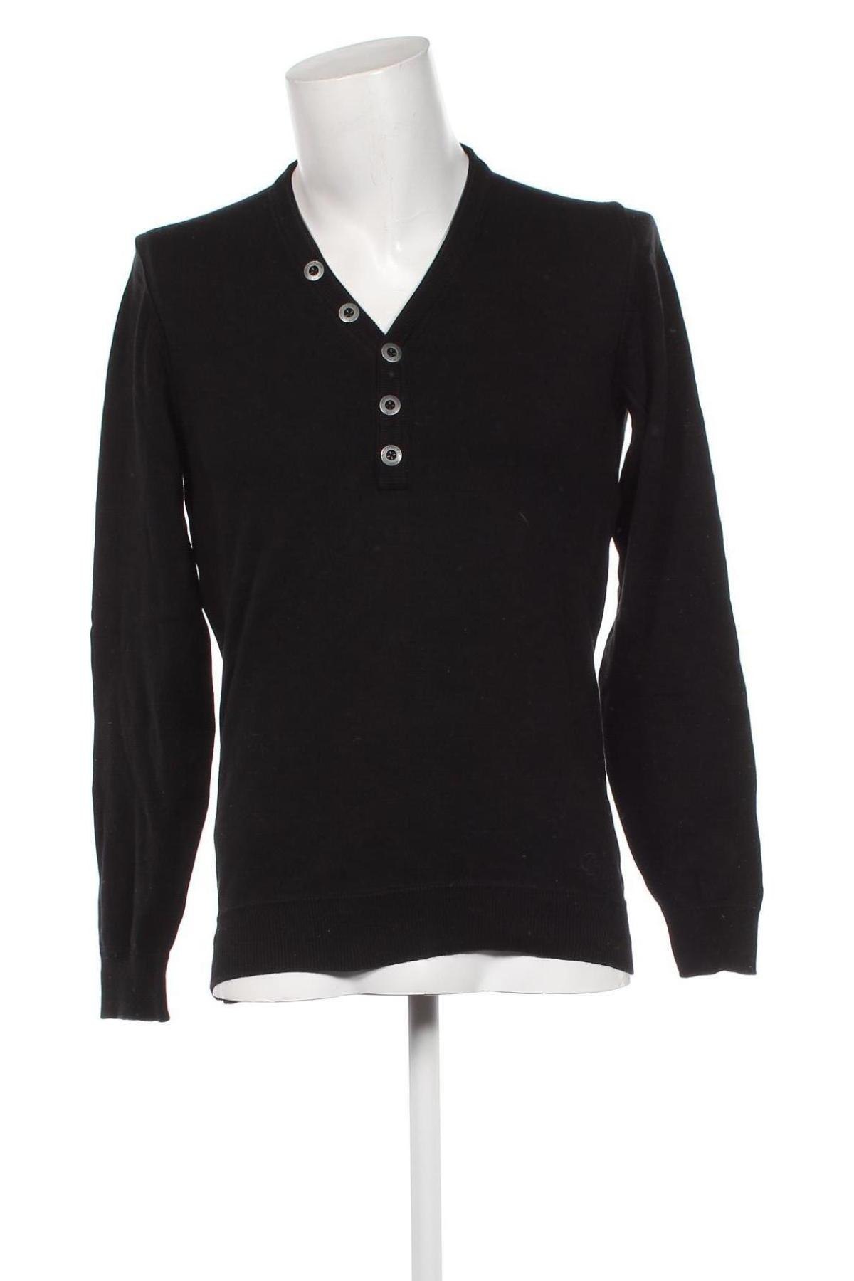 Ανδρικό πουλόβερ S.Oliver, Μέγεθος M, Χρώμα Μαύρο, Τιμή 11,15 €