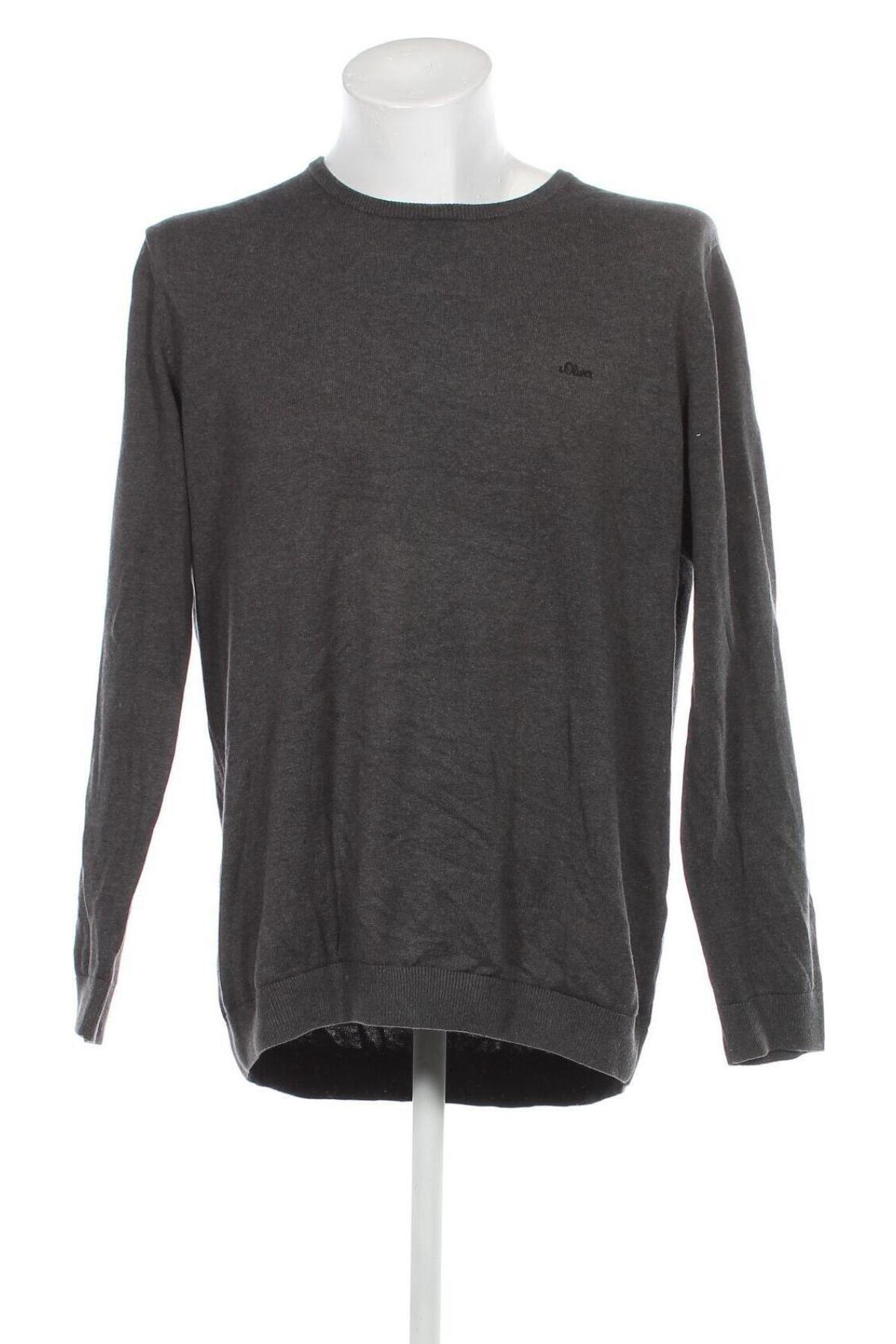 Мъжки пуловер S.Oliver, Размер XL, Цвят Сив, Цена 13,60 лв.