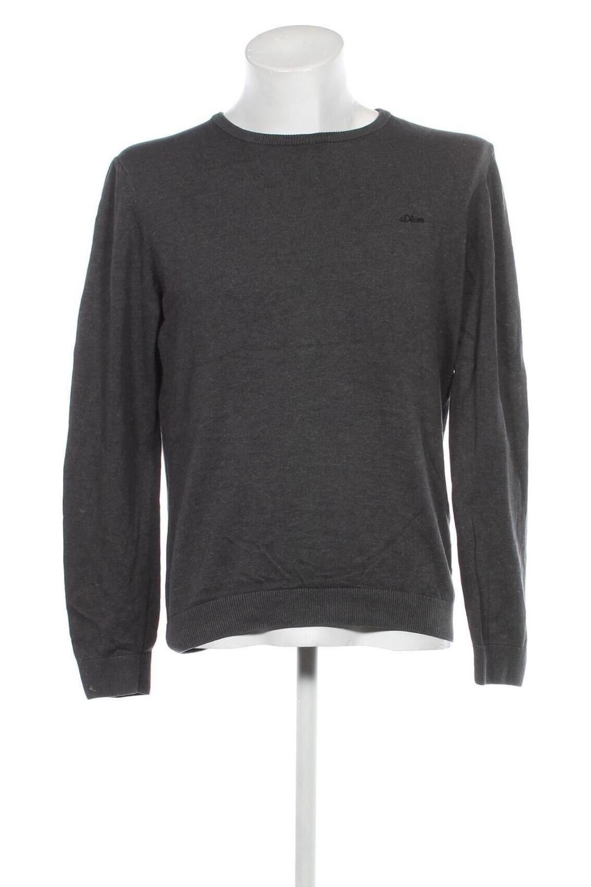 Мъжки пуловер S.Oliver, Размер M, Цвят Сив, Цена 13,60 лв.