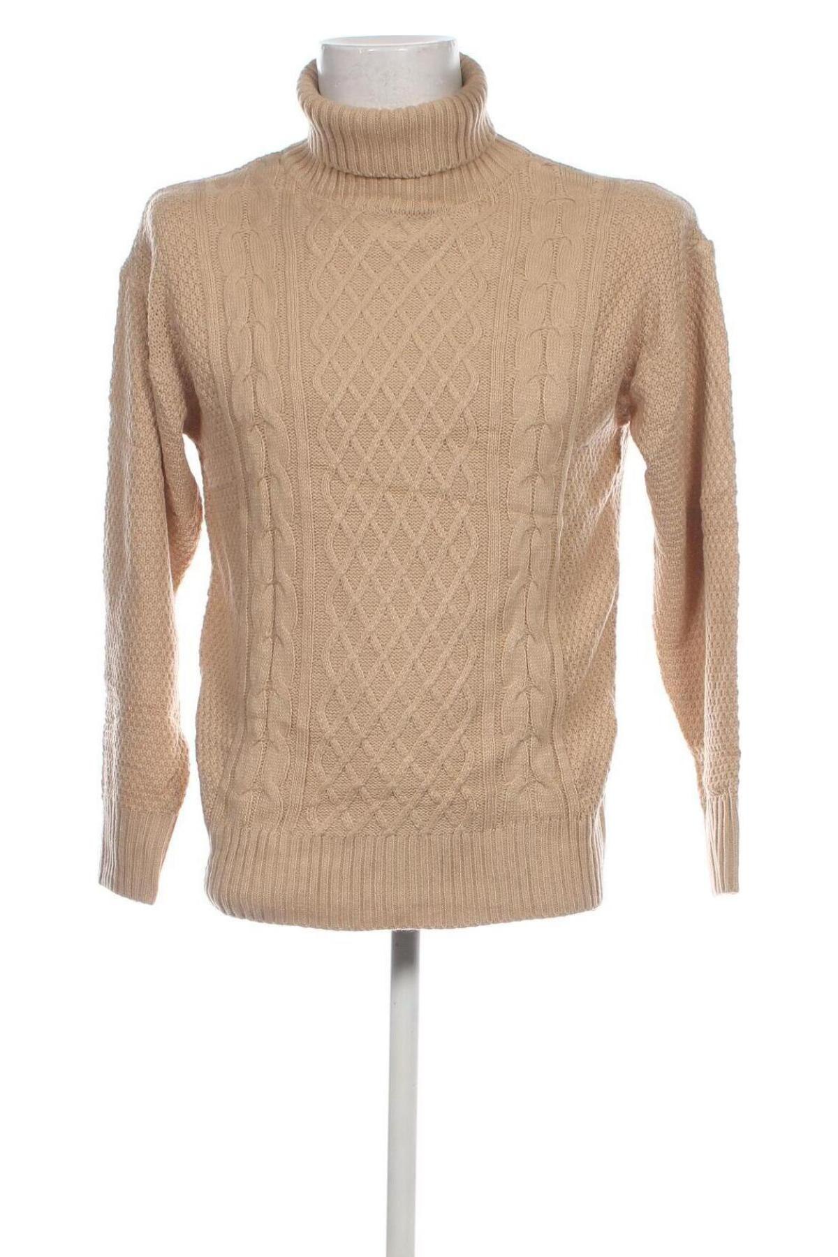 Мъжки пуловер SHEIN, Размер M, Цвят Кафяв, Цена 15,37 лв.