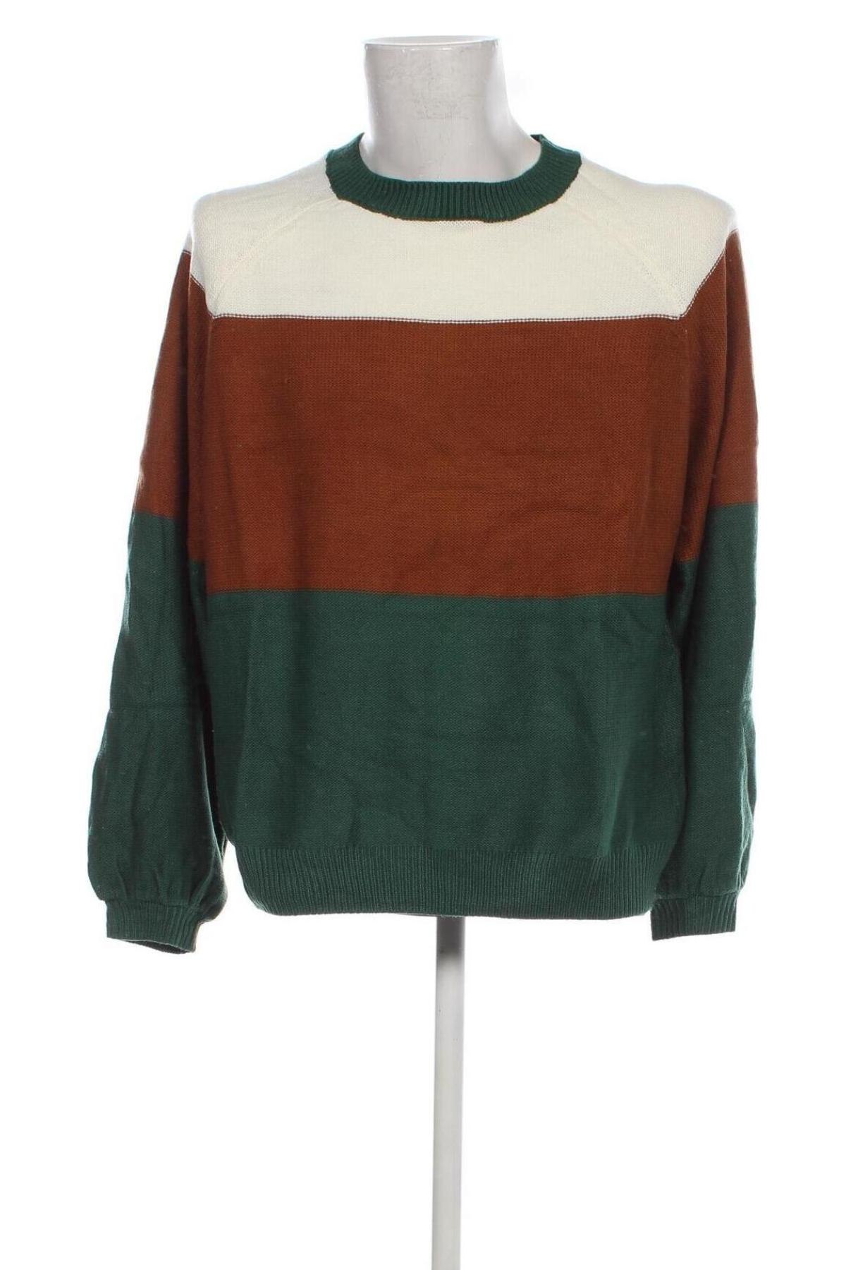 Мъжки пуловер SHEIN, Размер XL, Цвят Многоцветен, Цена 9,57 лв.