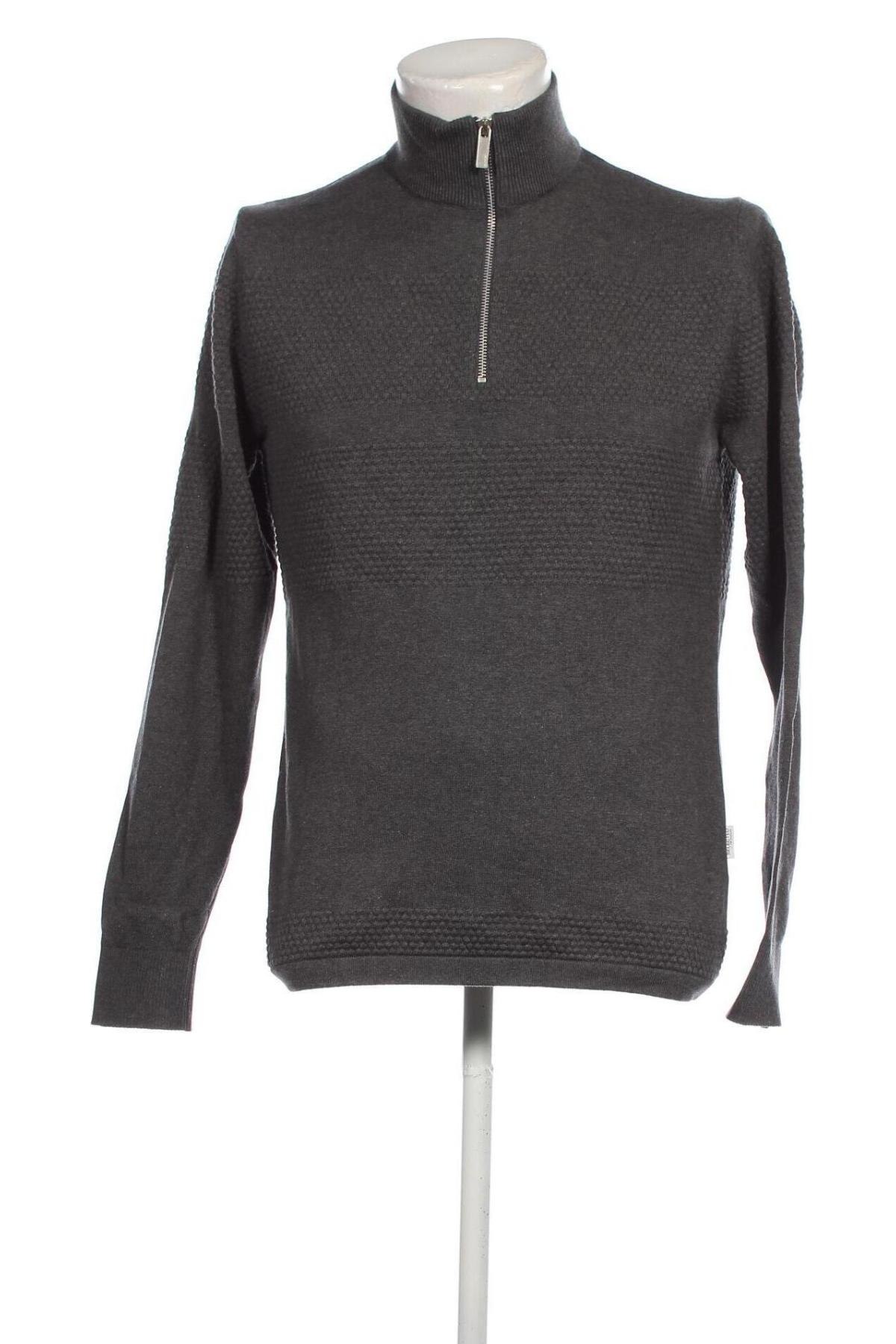 Мъжки пуловер Selected Homme, Размер S, Цвят Сив, Цена 19,72 лв.
