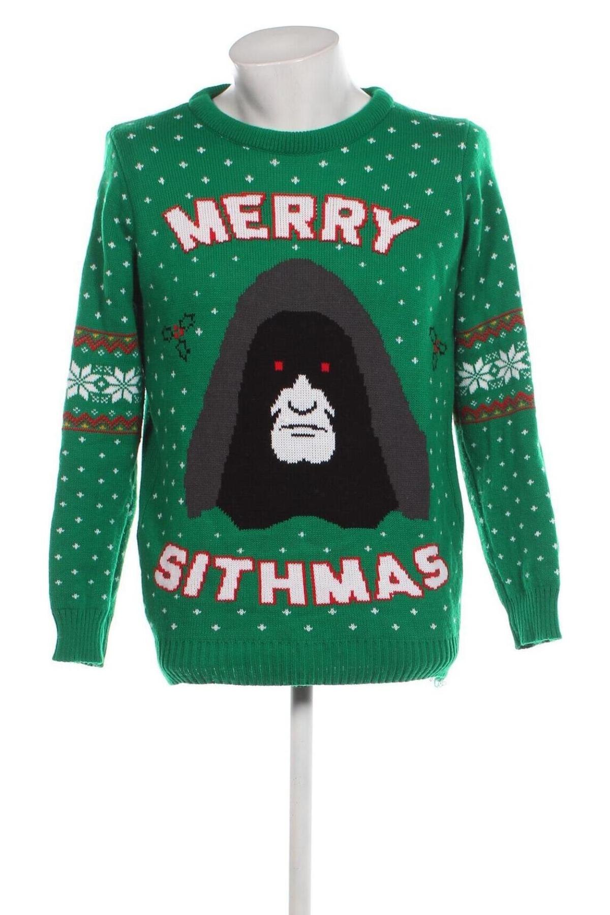 Herrenpullover Star Wars, Größe L, Farbe Grün, Preis € 13,96