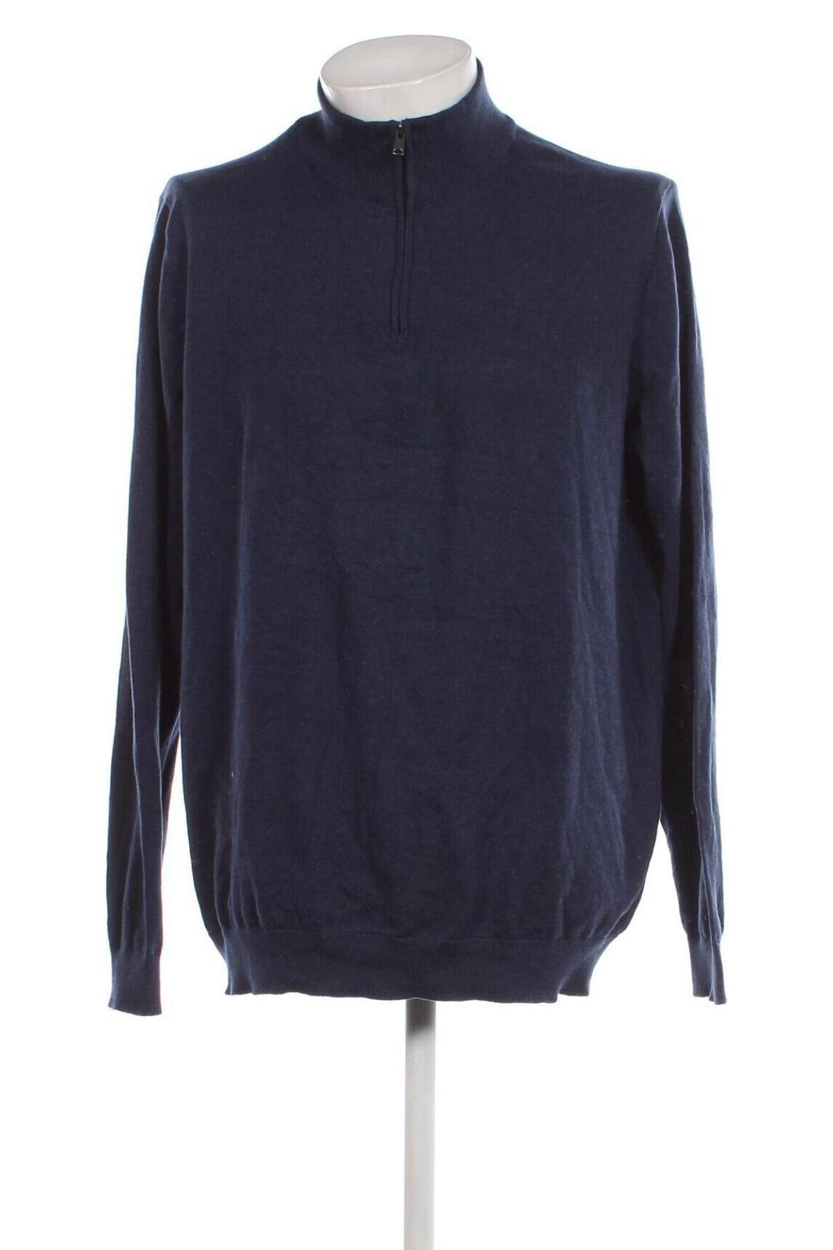 Мъжки пуловер Straight Up, Размер XXL, Цвят Син, Цена 15,37 лв.
