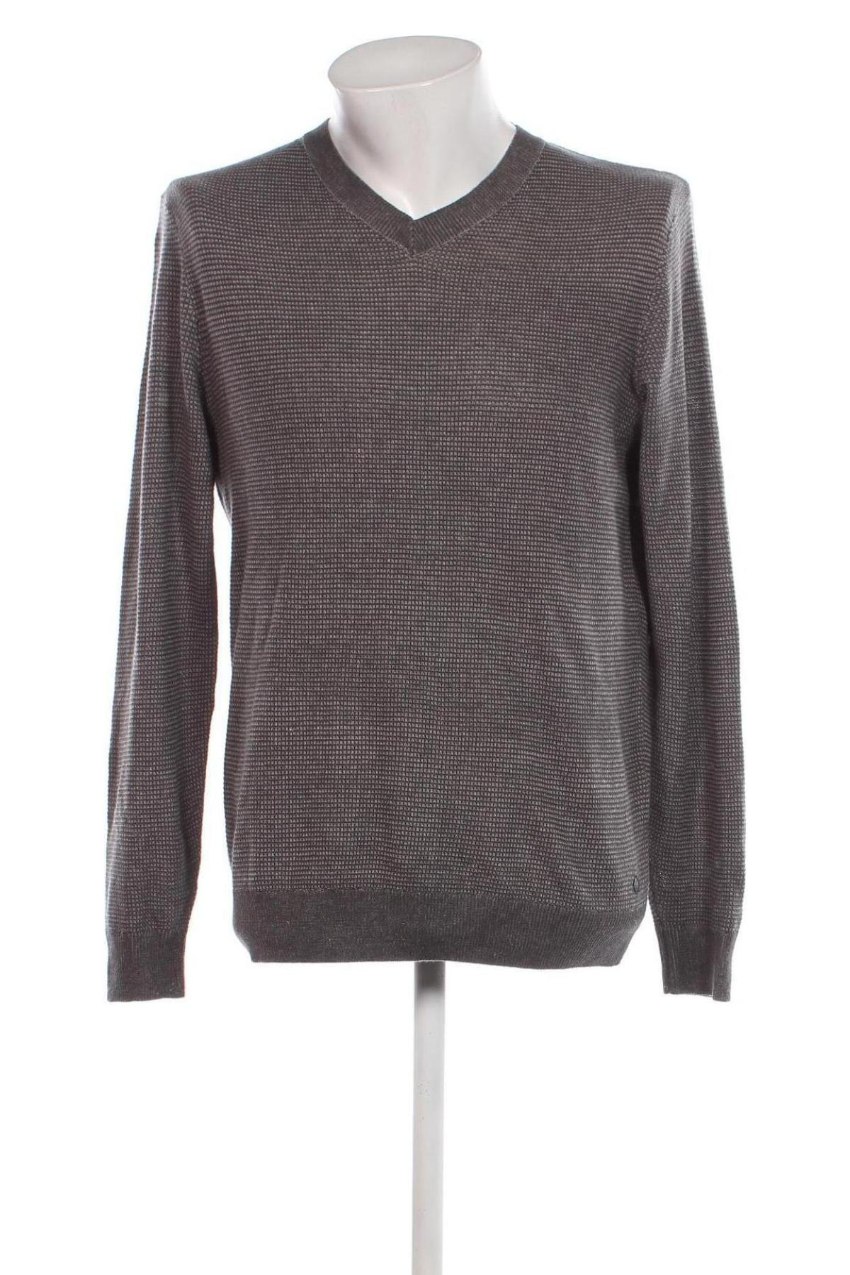 Ανδρικό πουλόβερ Tom Tailor, Μέγεθος L, Χρώμα Γκρί, Τιμή 9,88 €