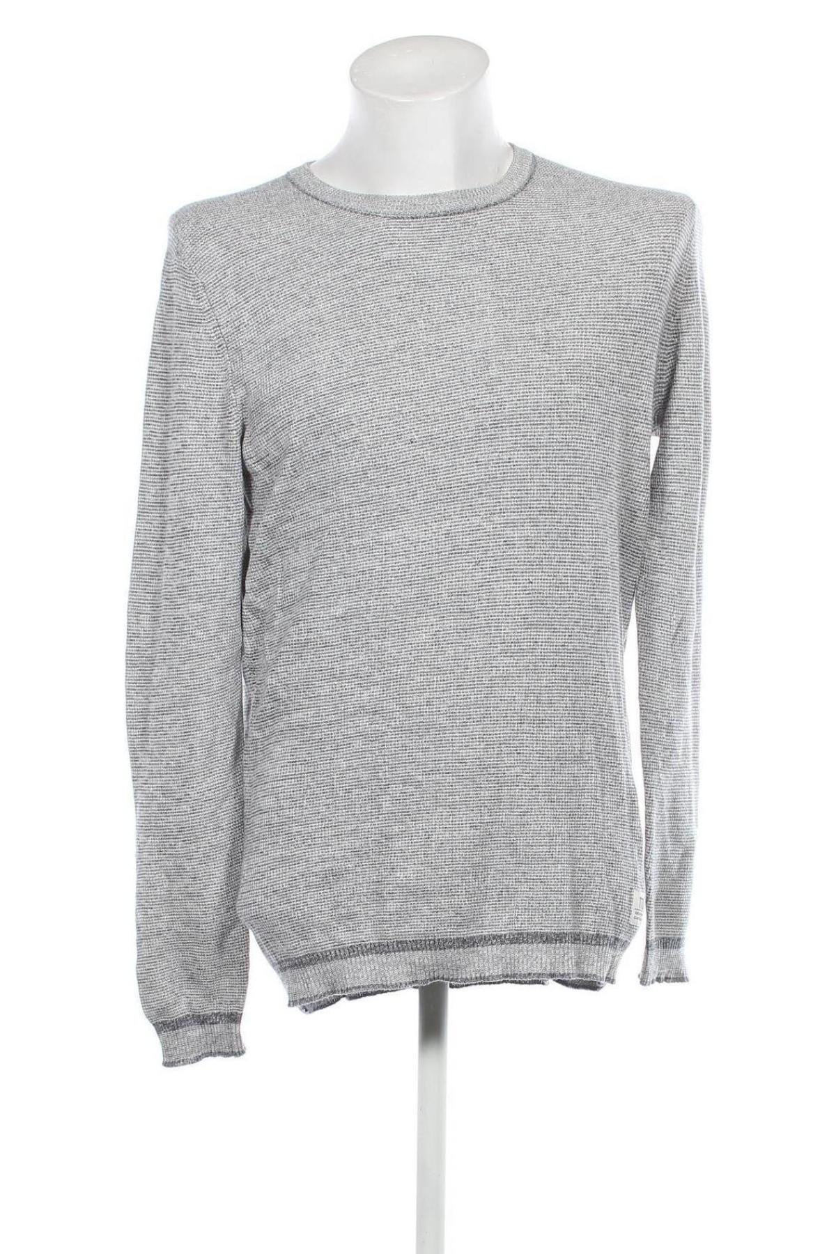 Herrenpullover Tom Tailor, Größe L, Farbe Grau, Preis 8,49 €