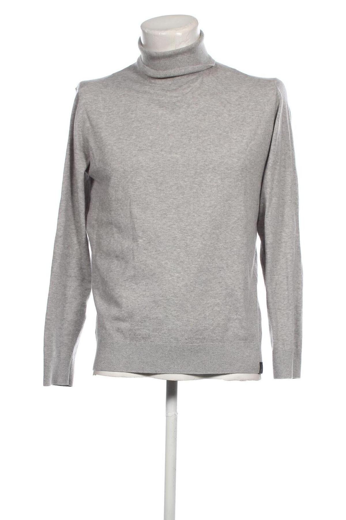 Herrenpullover Tom Tailor, Größe M, Farbe Grau, Preis 7,30 €