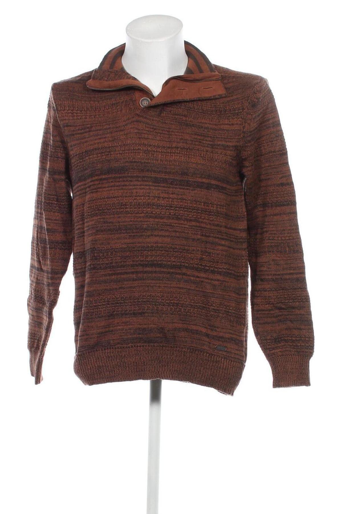 Herrenpullover Tom Tompson, Größe L, Farbe Braun, Preis 10,09 €