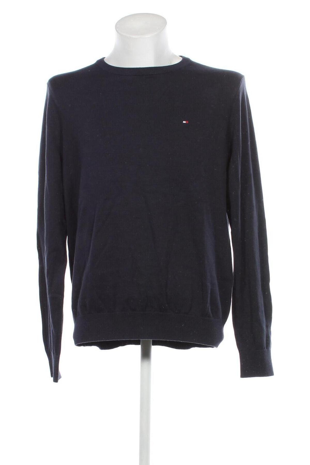 Мъжки пуловер Tommy Hilfiger, Размер L, Цвят Син, Цена 55,68 лв.
