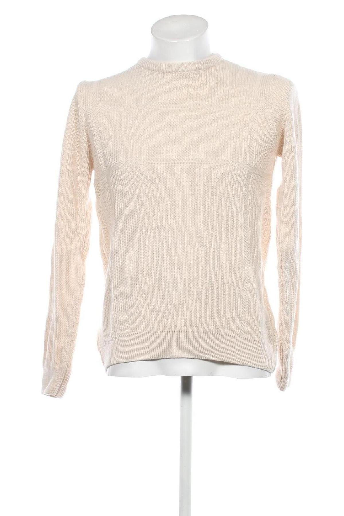 Ανδρικό πουλόβερ Trendyol, Μέγεθος L, Χρώμα Εκρού, Τιμή 13,10 €
