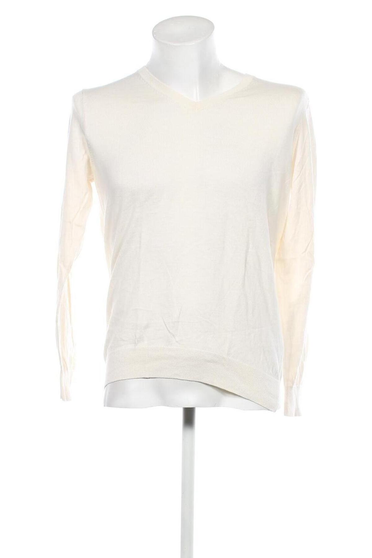 Ανδρικό πουλόβερ Uniqlo, Μέγεθος L, Χρώμα Εκρού, Τιμή 21,03 €