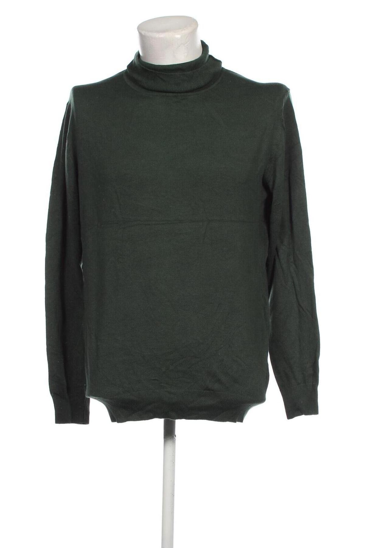 Мъжки пуловер Up 2 Fashion, Размер L, Цвят Зелен, Цена 15,37 лв.